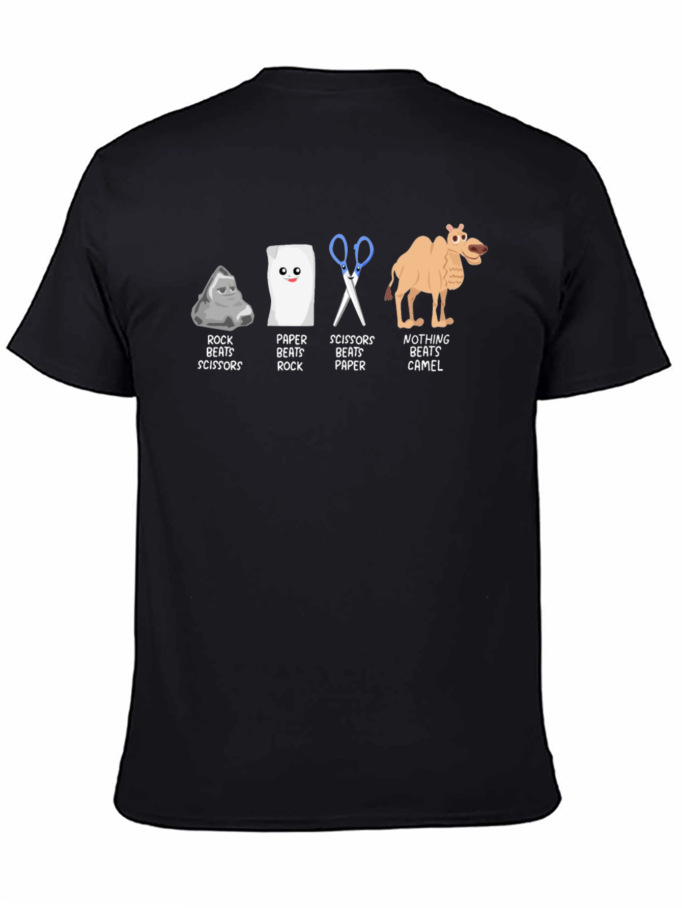 Rock Paper Scissors Camel T-Shirt