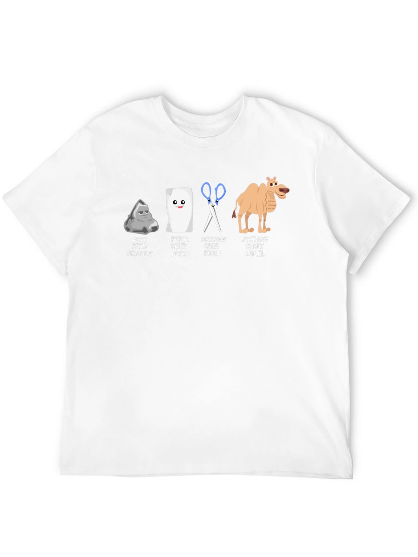 Rock Paper Scissors Camel T-Shirt