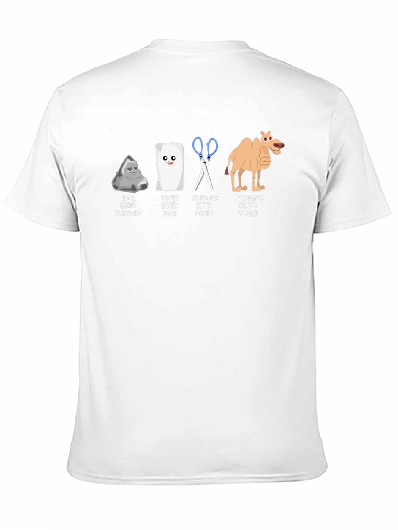 Rock Paper Scissors Camel T-Shirt
