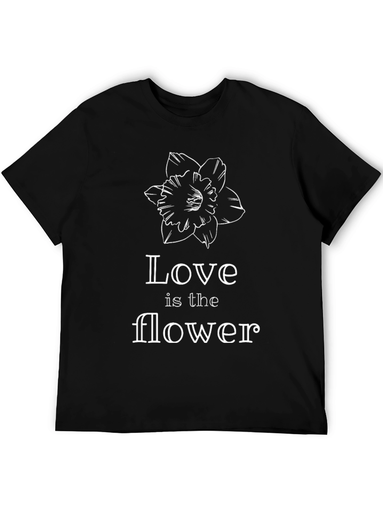 Love is the Flower T-Shirt - Black