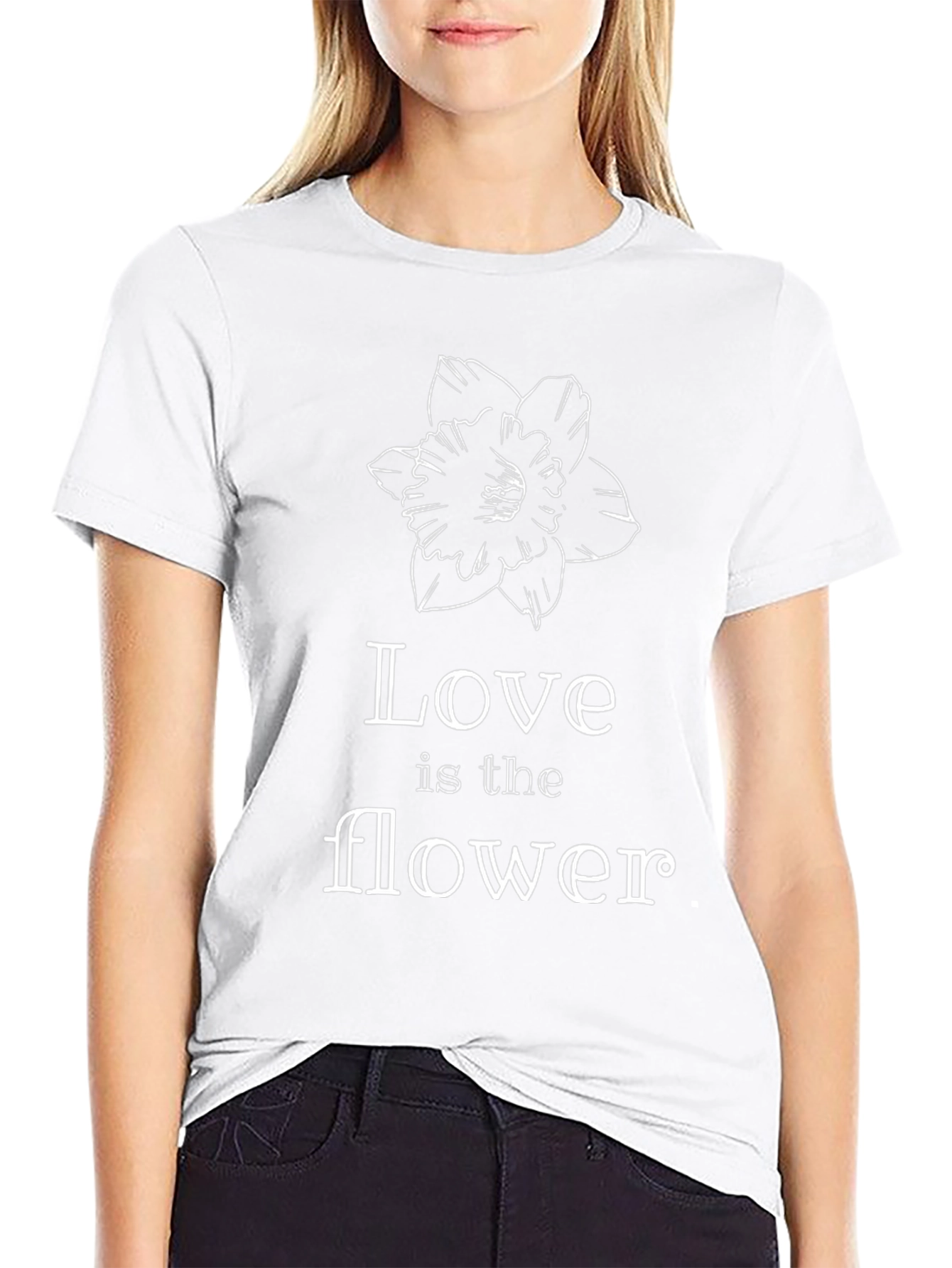Love is the Flower T-Shirt - Black