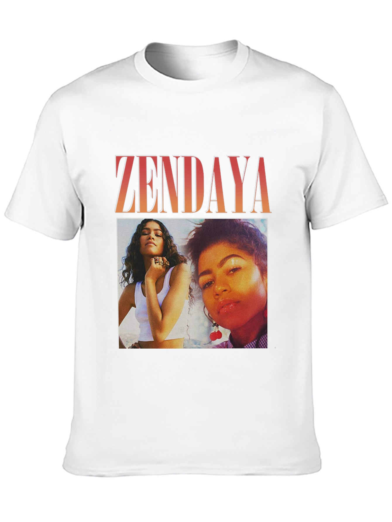 Zendaya Graphic Tee - Trendy Photo Print T-Shirt