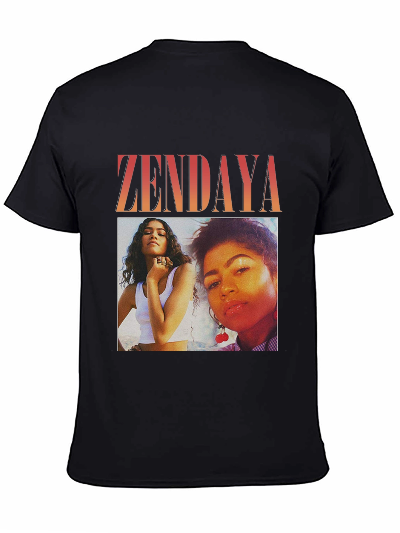 Zendaya Graphic Tee - Trendy Photo Print T-Shirt
