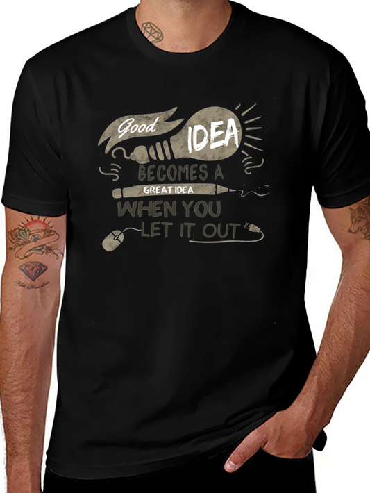 Good Idea T-Shirt - Creative Graphic Tee