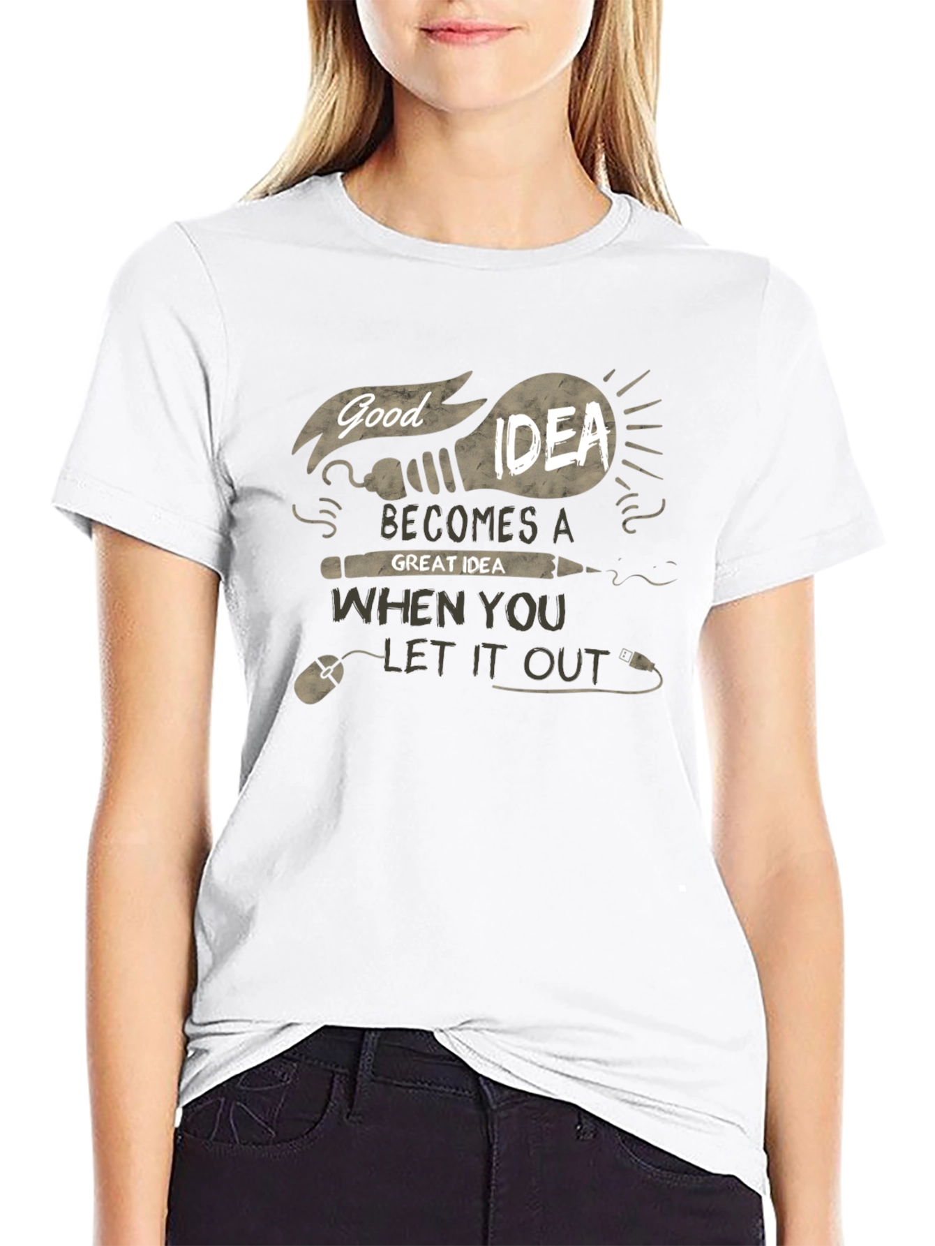 Good Idea T-Shirt - Creative Graphic Tee