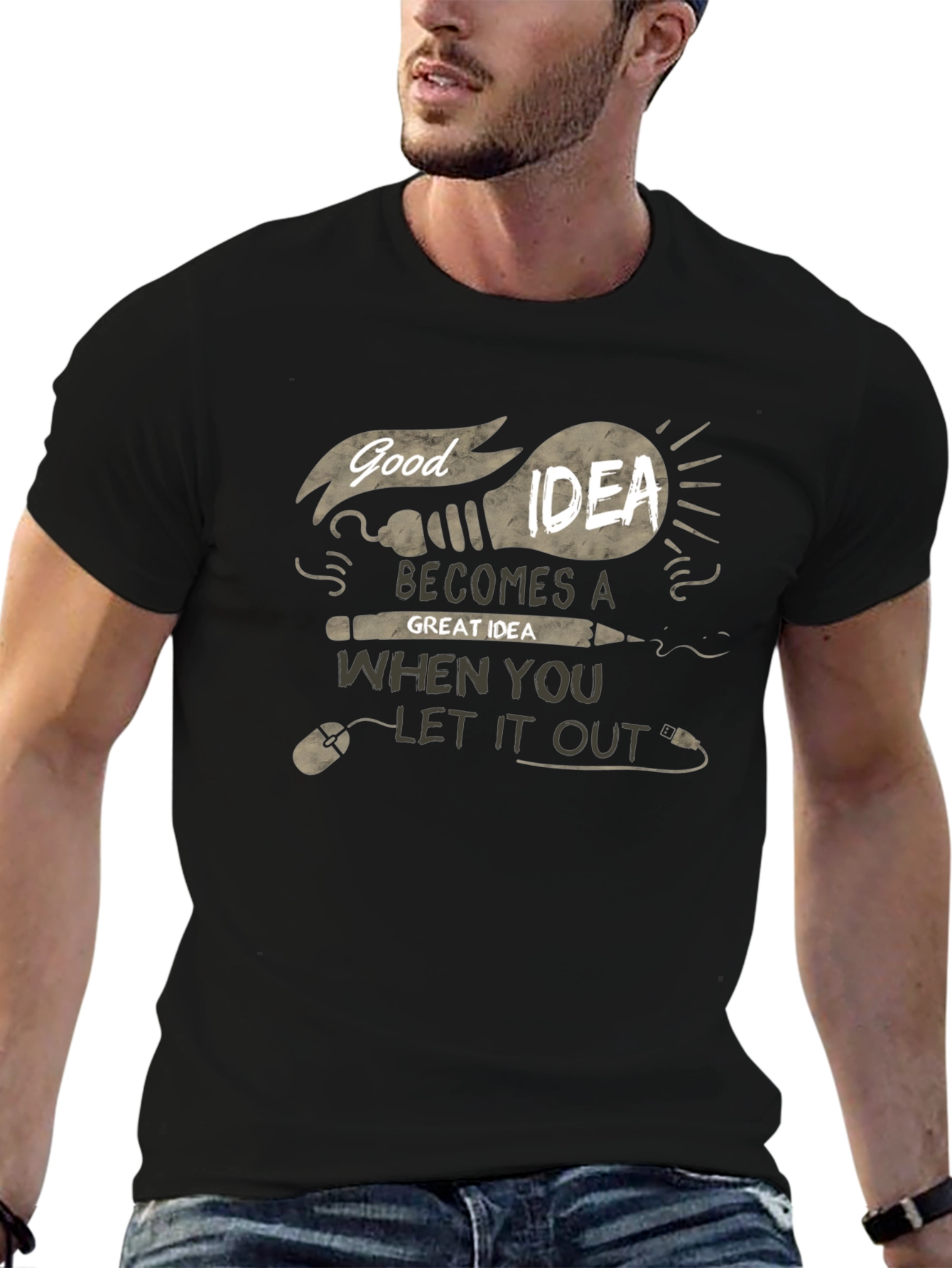 Good Idea T-Shirt - Creative Graphic Tee