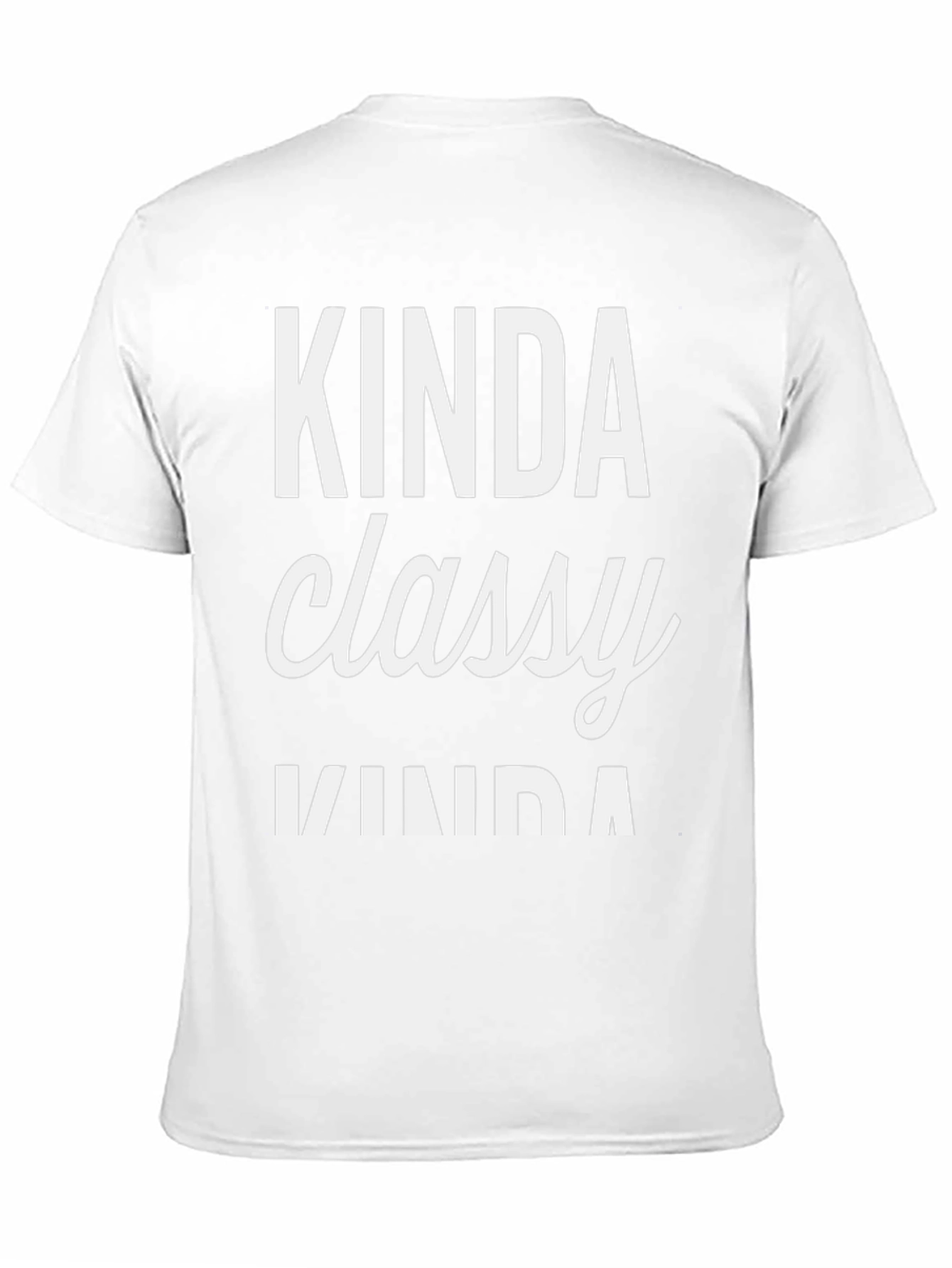 Kinda Classy Kinda Hood Black Graphic T-Shirt