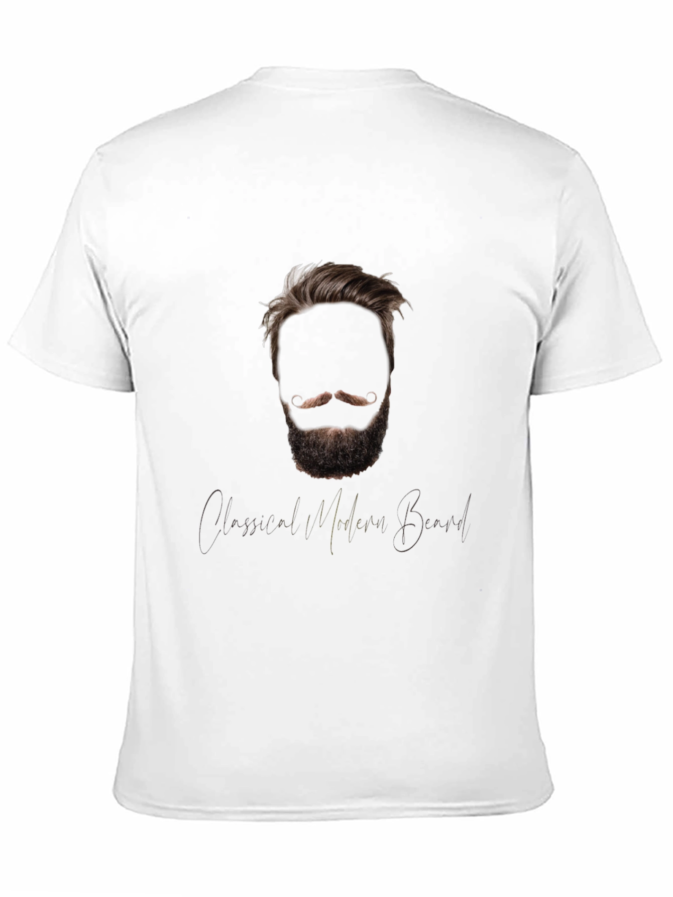 Modern Beard Graphic Tee - Classic Style