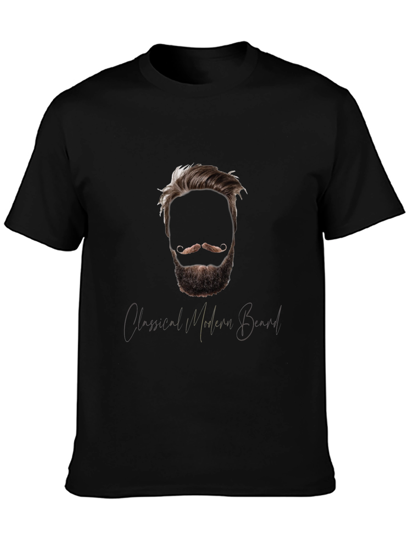 Modern Beard Graphic Tee - Classic Style