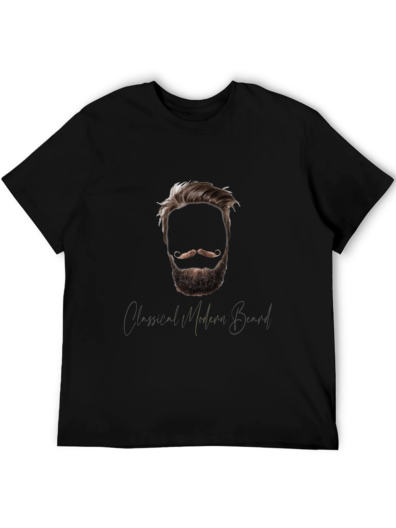 Modern Beard Graphic Tee - Classic Style