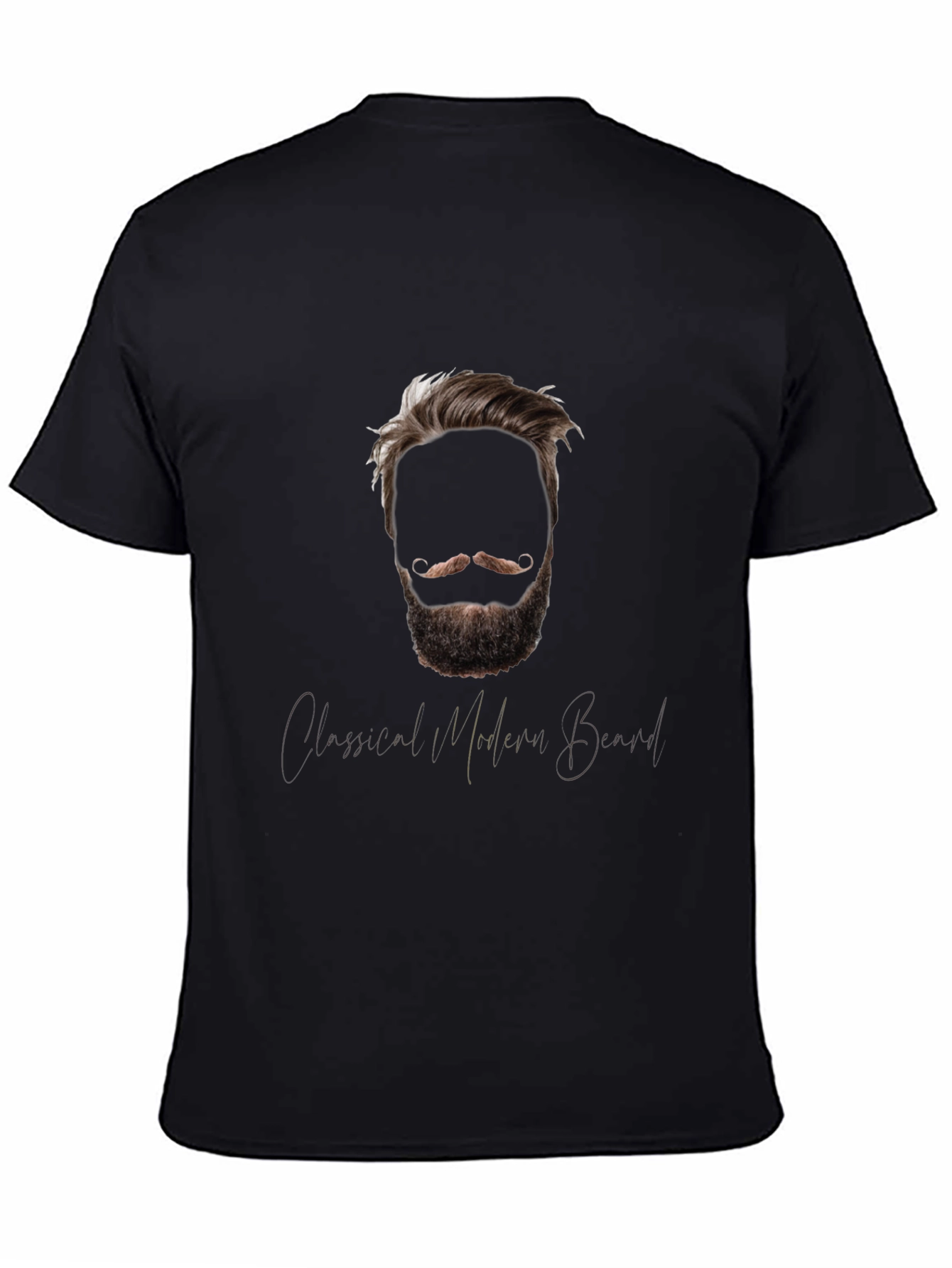 Modern Beard Graphic Tee - Classic Style