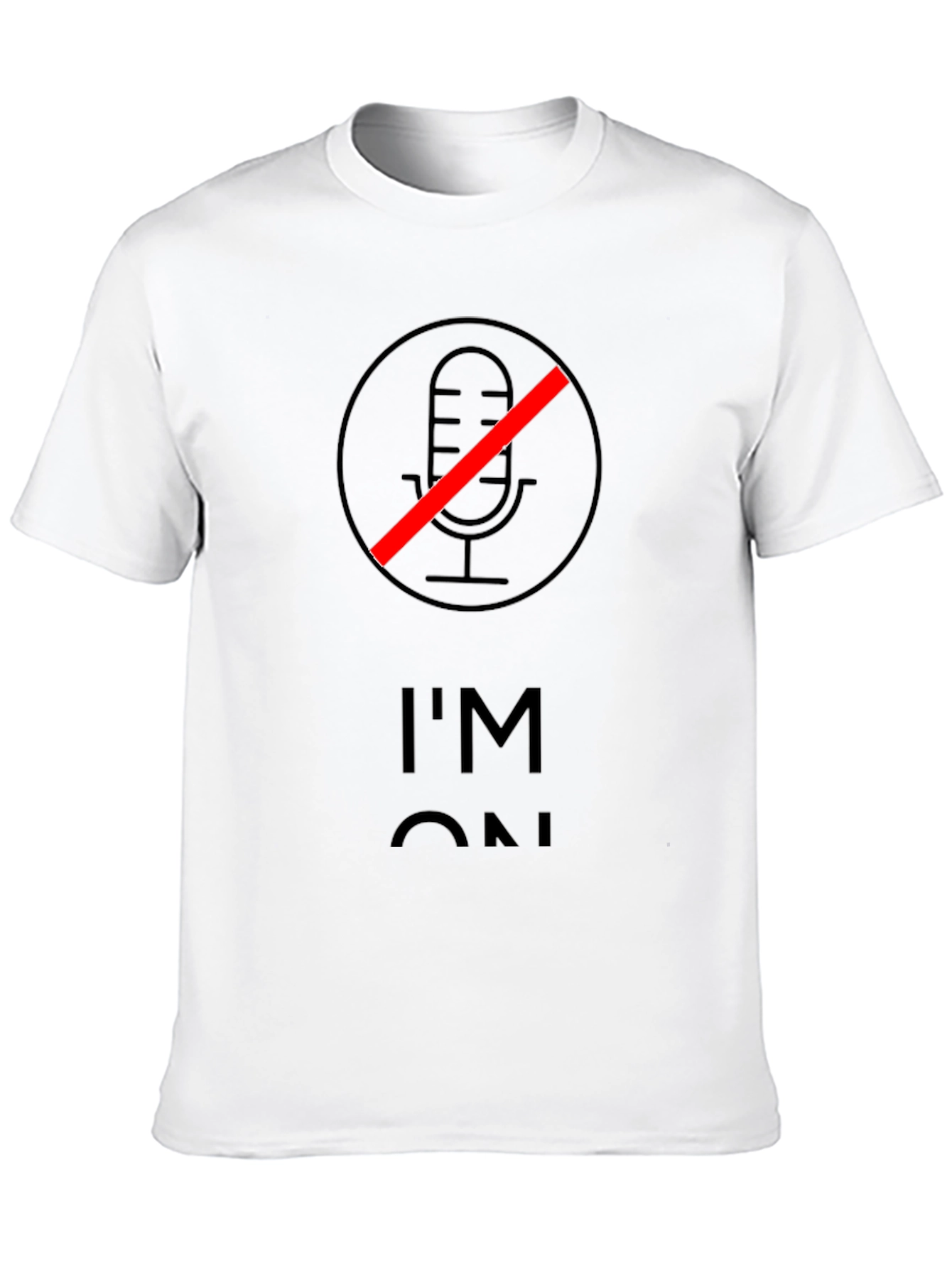 Im On Mute Black T-Shirt