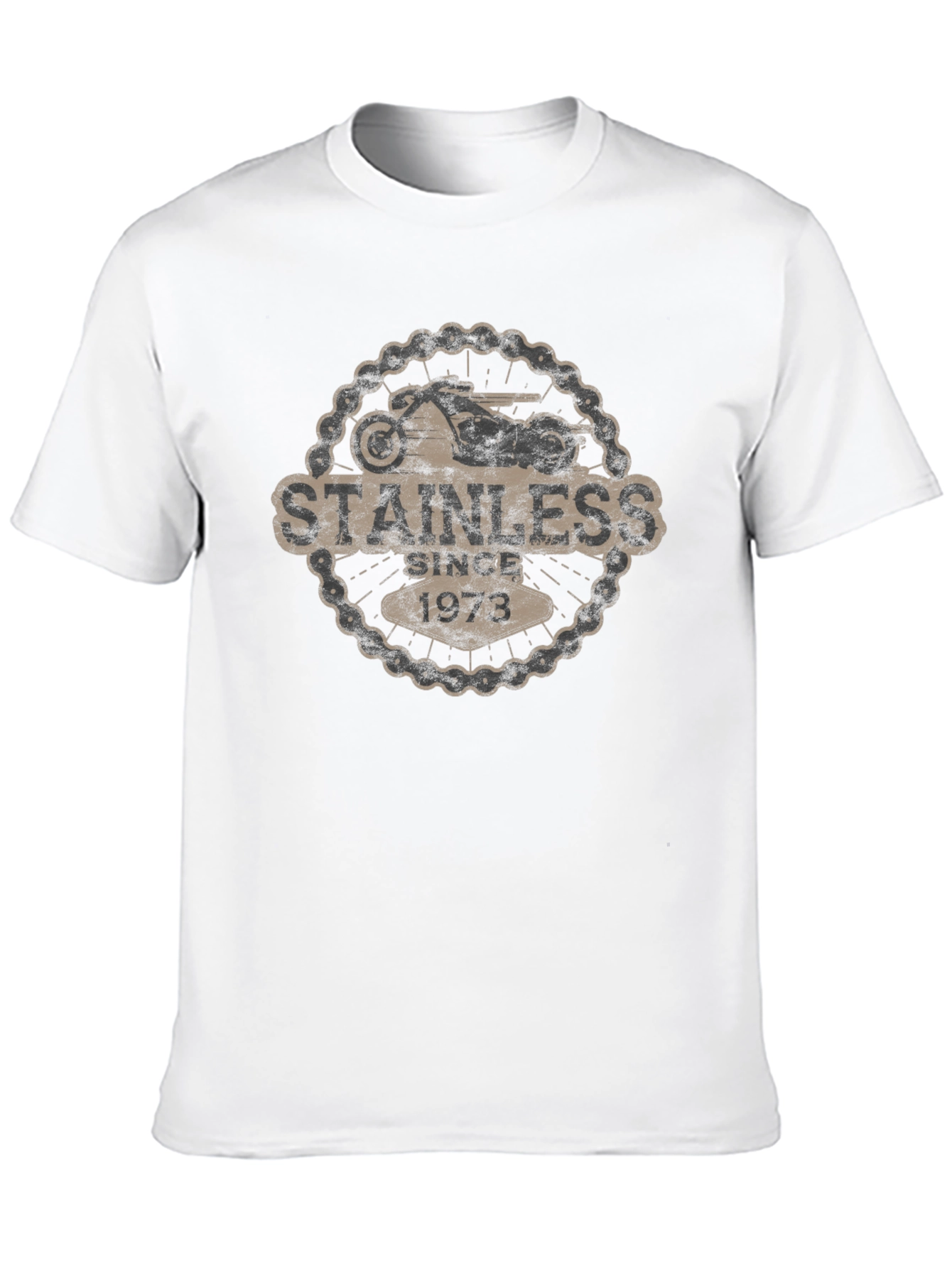 Stainless Since 1973 Motorcycle T-Shirt