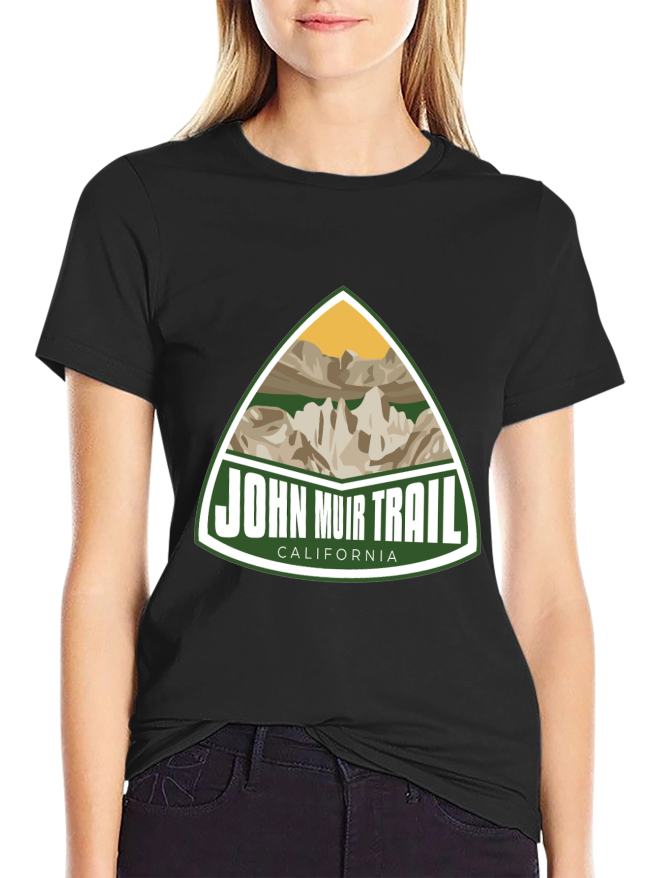 John Muir Trail Graphic Tee - Black