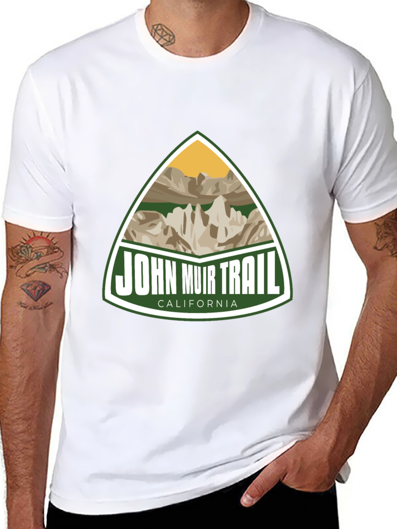 John Muir Trail Graphic Tee - Black