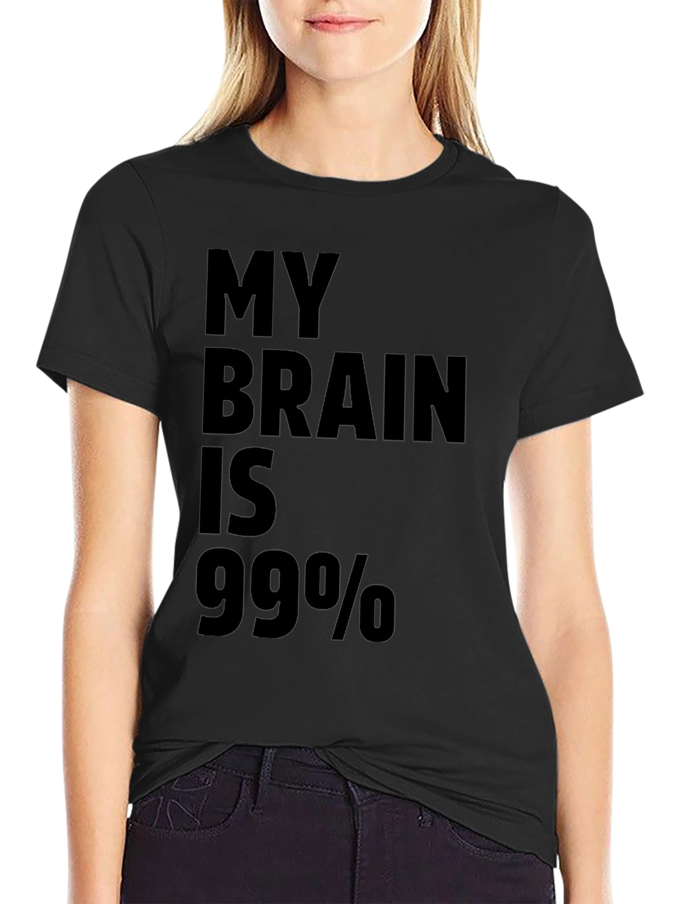 My Brain Is 99% T-Shirt - Funny Sarcastic Tee