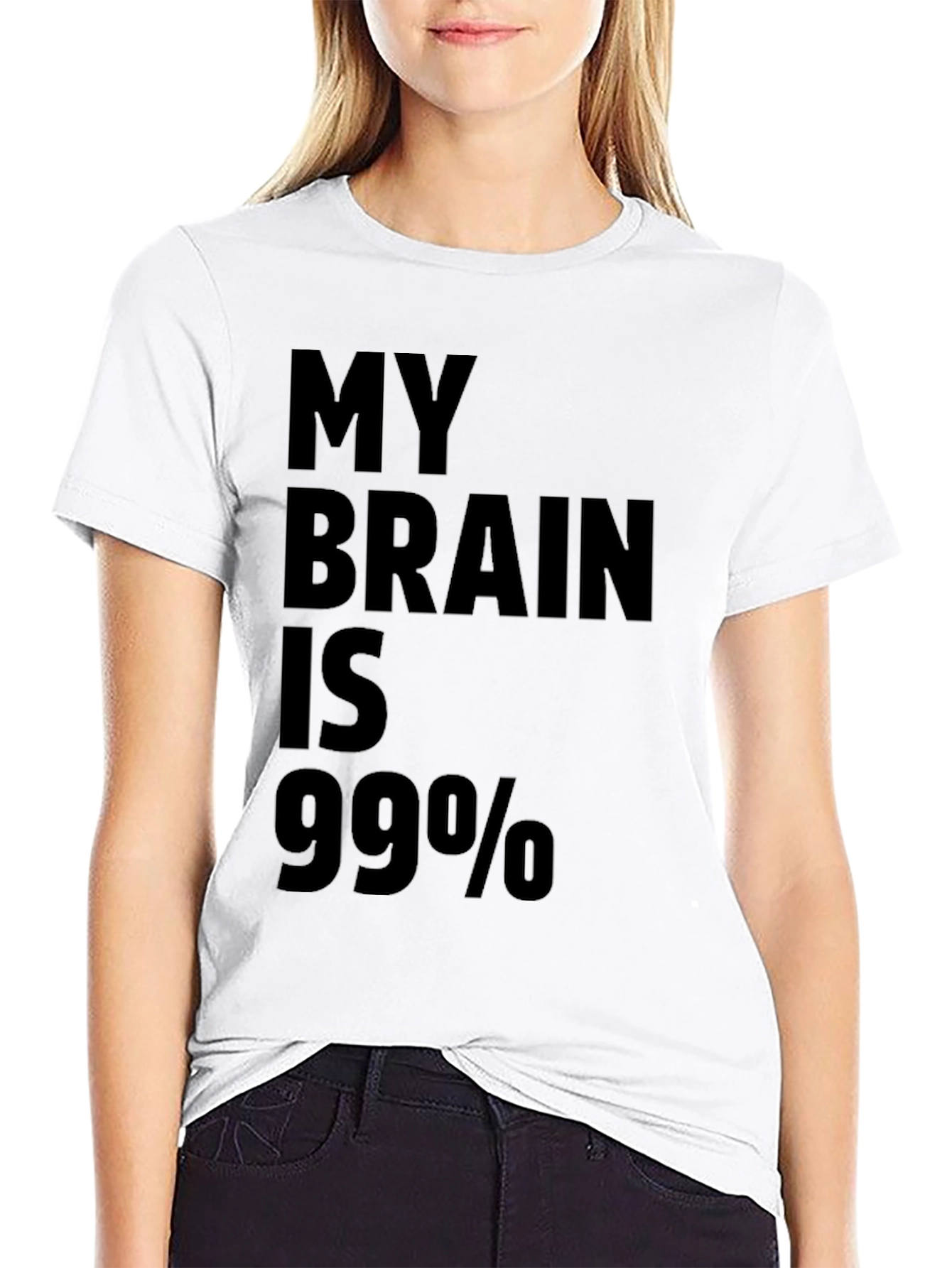 My Brain Is 99% T-Shirt - Funny Sarcastic Tee