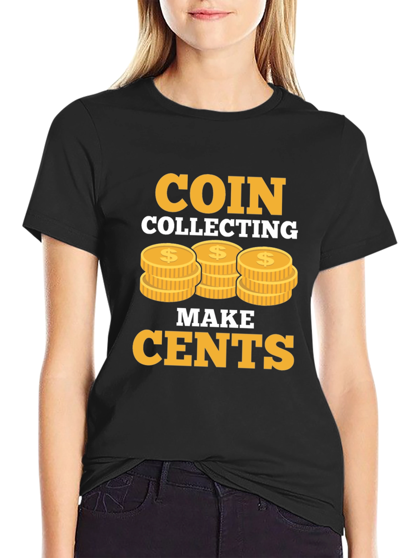 Coin Collecting Makes Cents Graphic Tee