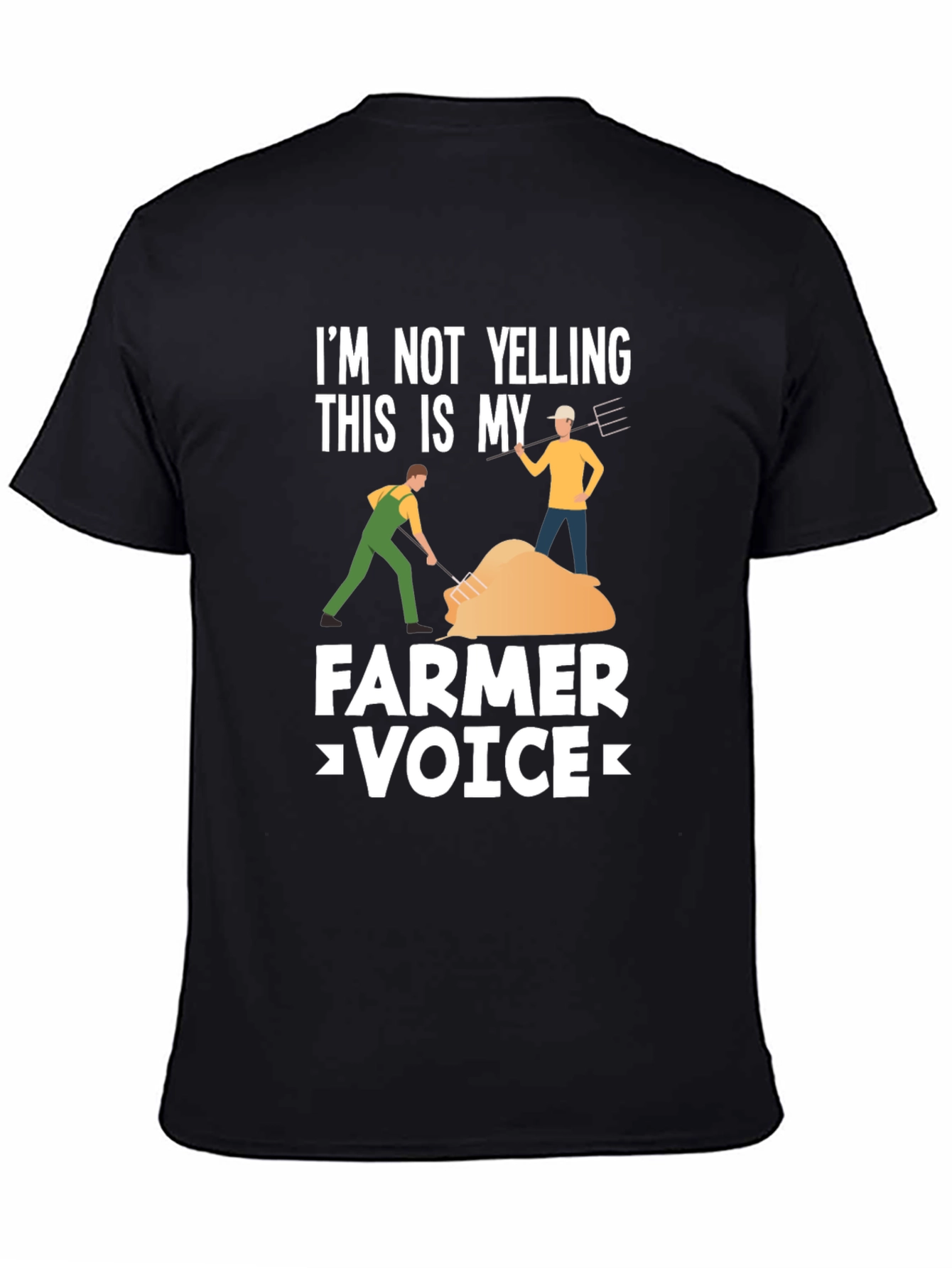 Farmer Voice T-Shirt - Novelty Graphic Tee