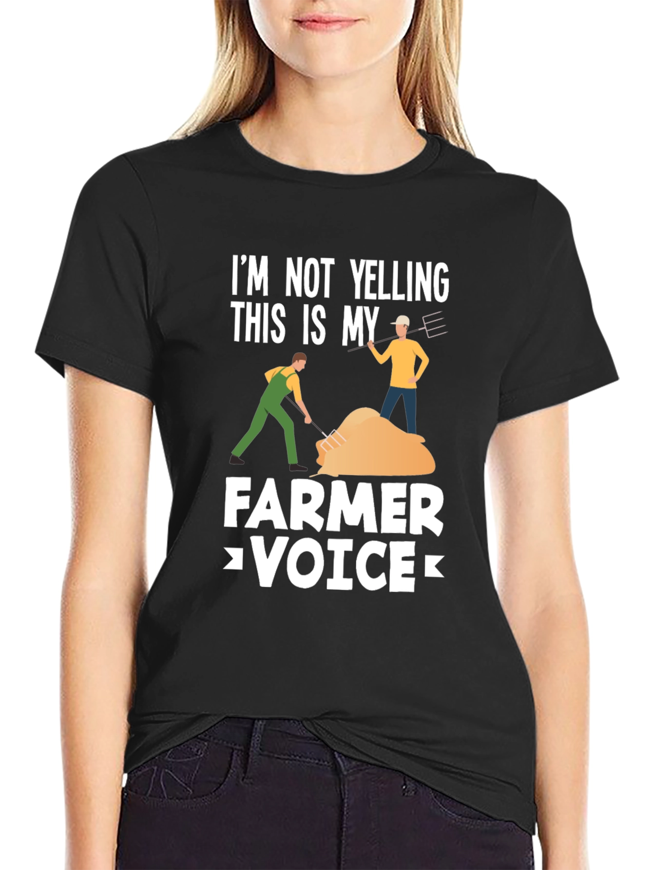 Farmer Voice T-Shirt - Novelty Graphic Tee