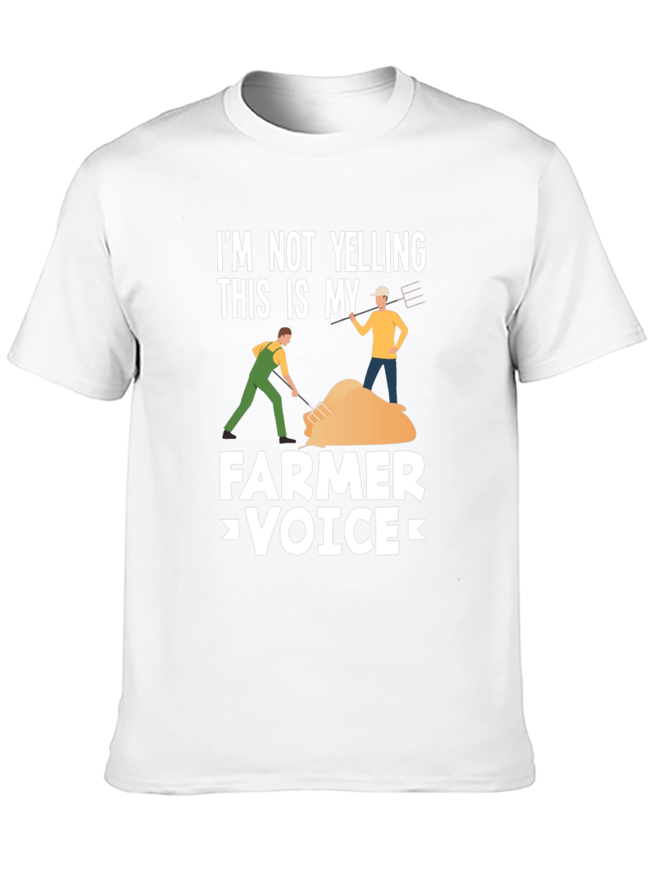 Farmer Voice T-Shirt - Novelty Graphic Tee