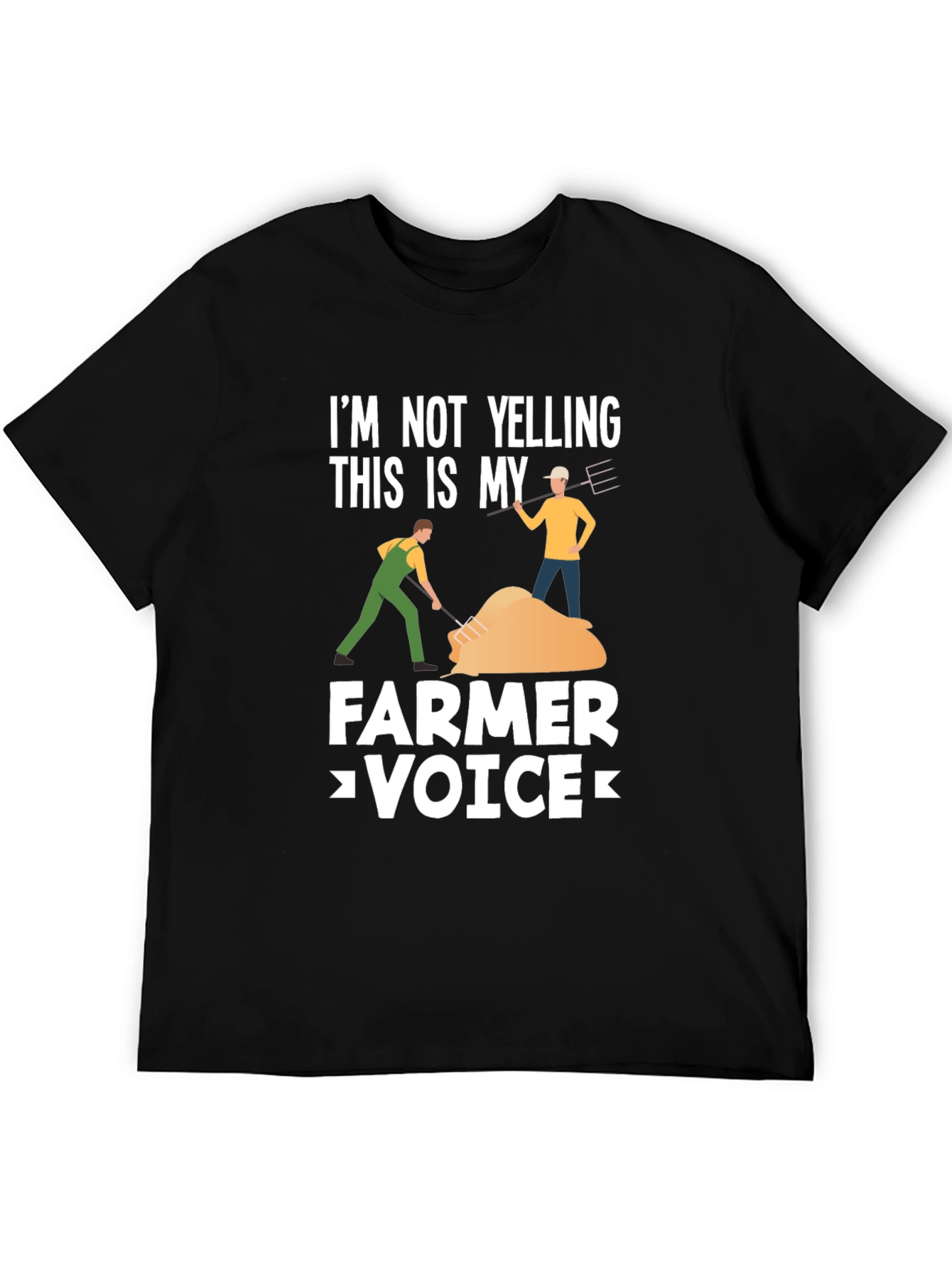 Farmer Voice T-Shirt - Novelty Graphic Tee