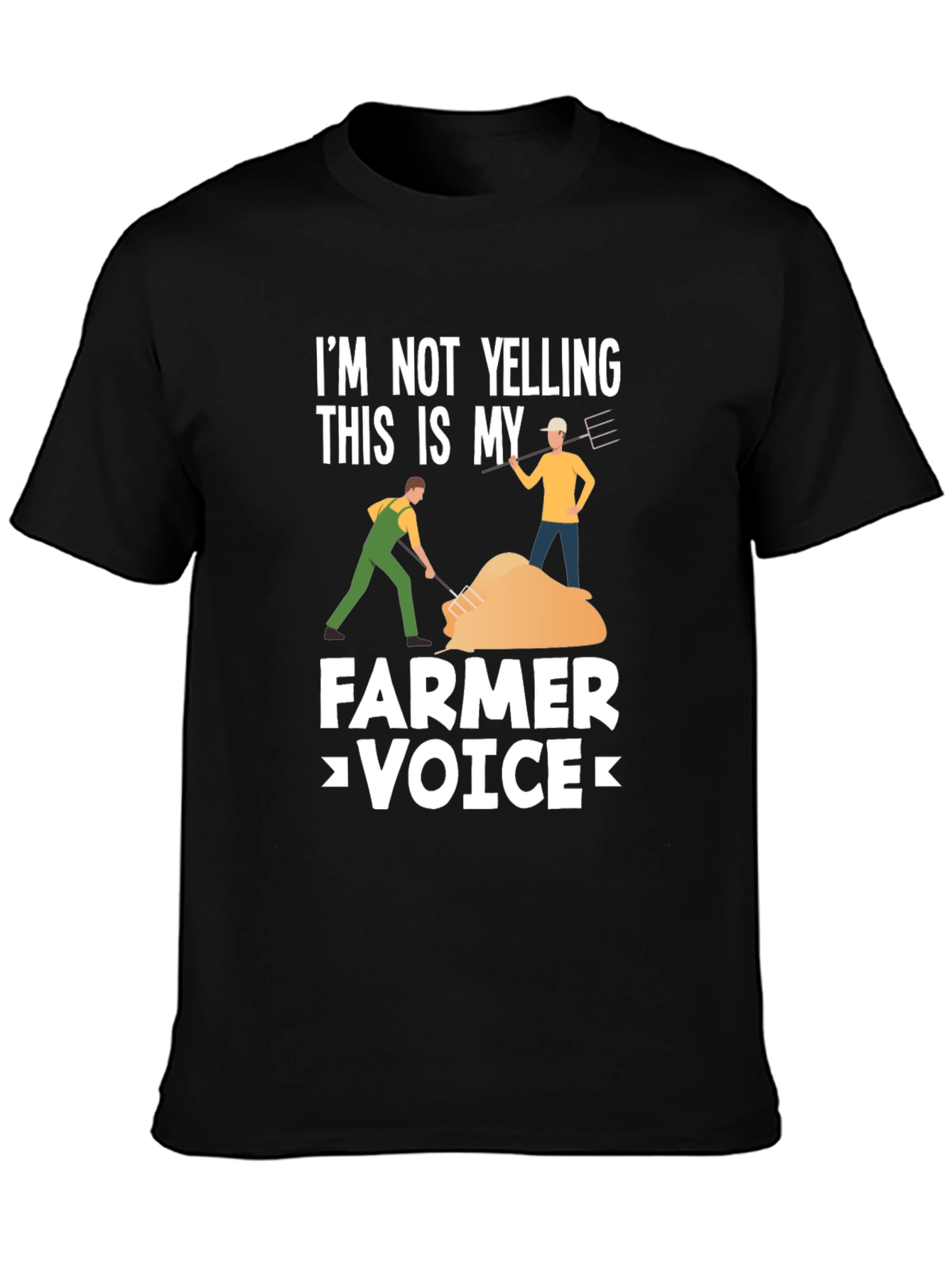 Farmer Voice T-Shirt - Novelty Graphic Tee