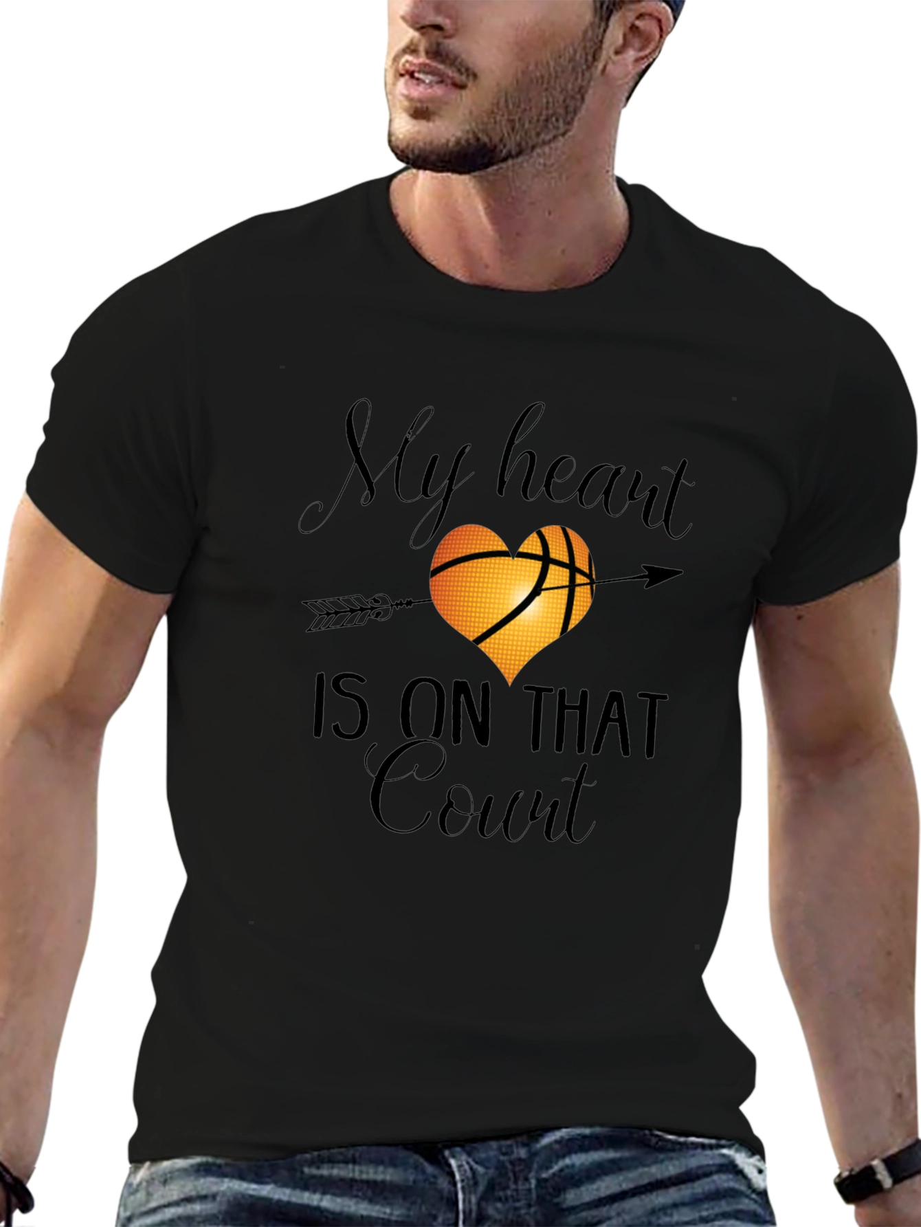 Basketball Heart T-Shirt