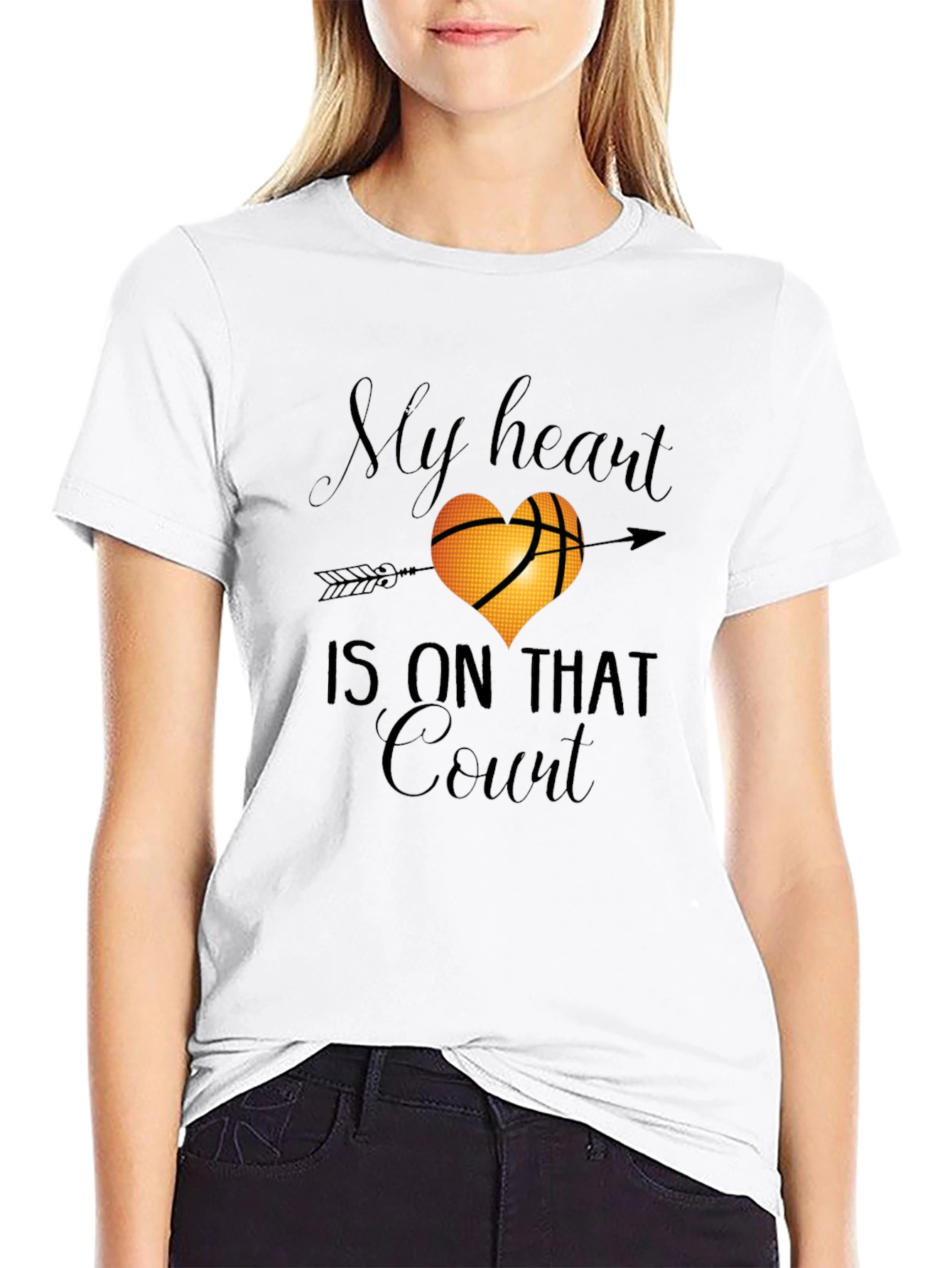Basketball Heart T-Shirt