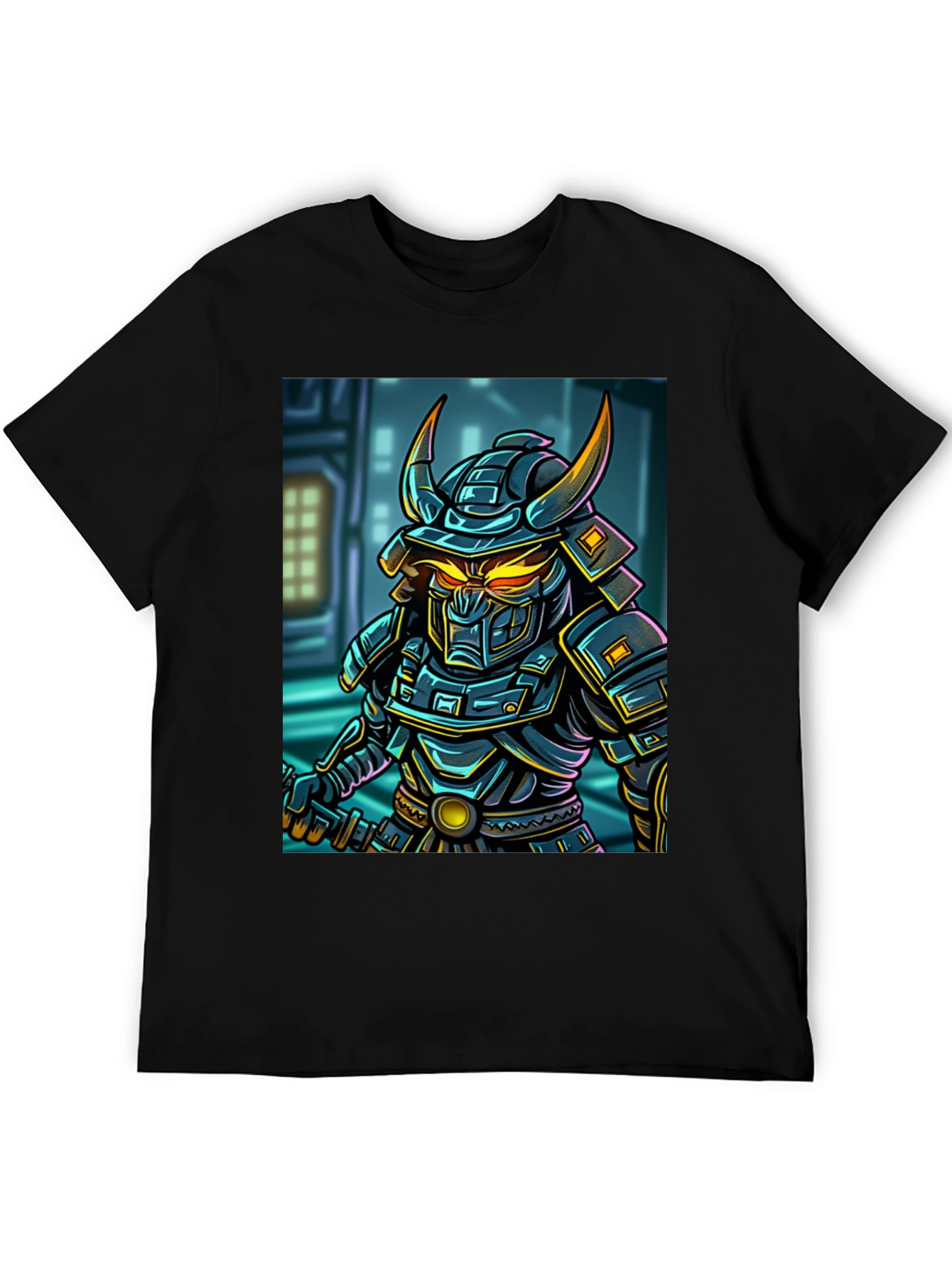 Samurai Warrior Graphic T-Shirt
