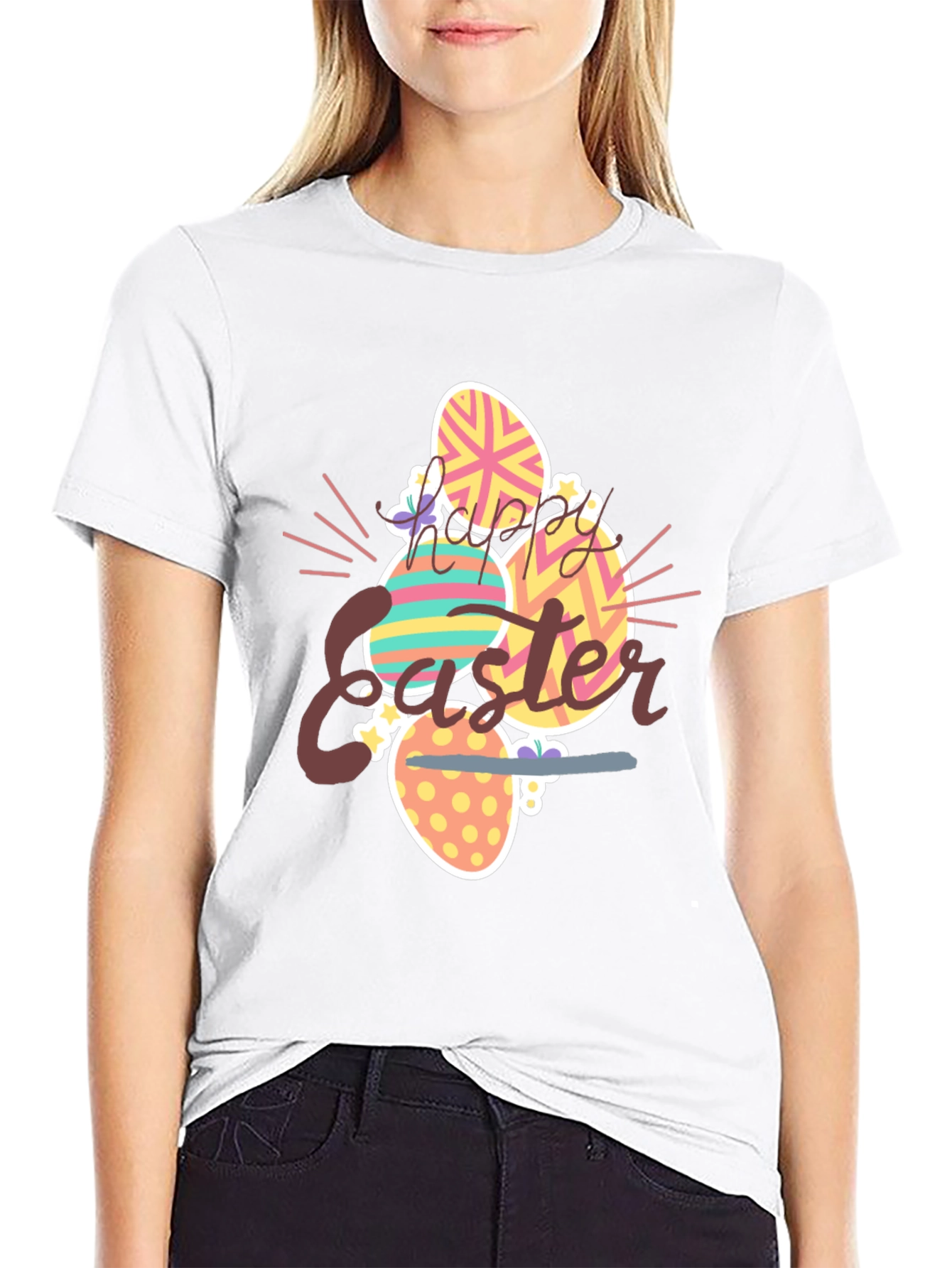 Happy Easter Graphic T-Shirt