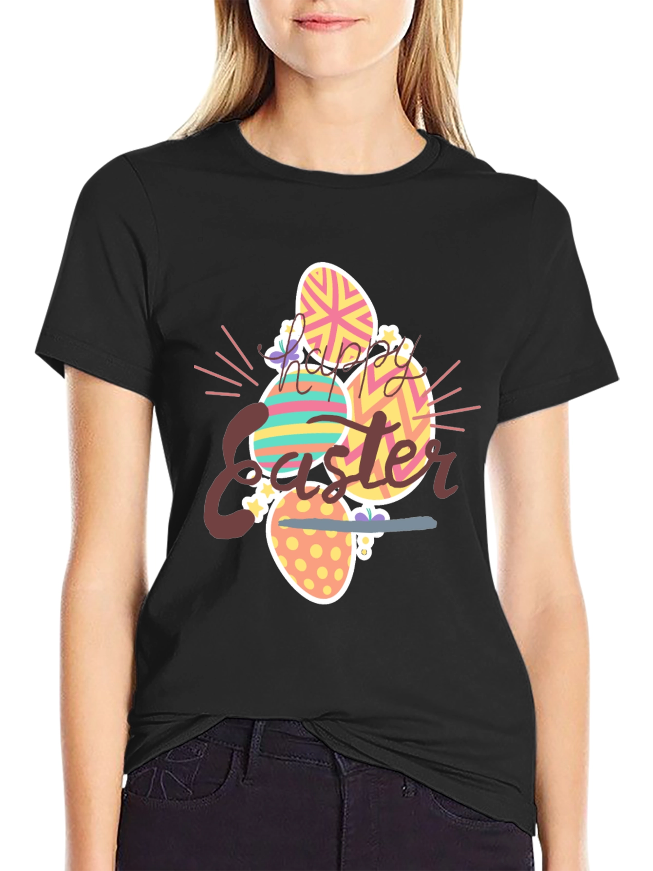 Happy Easter Graphic T-Shirt