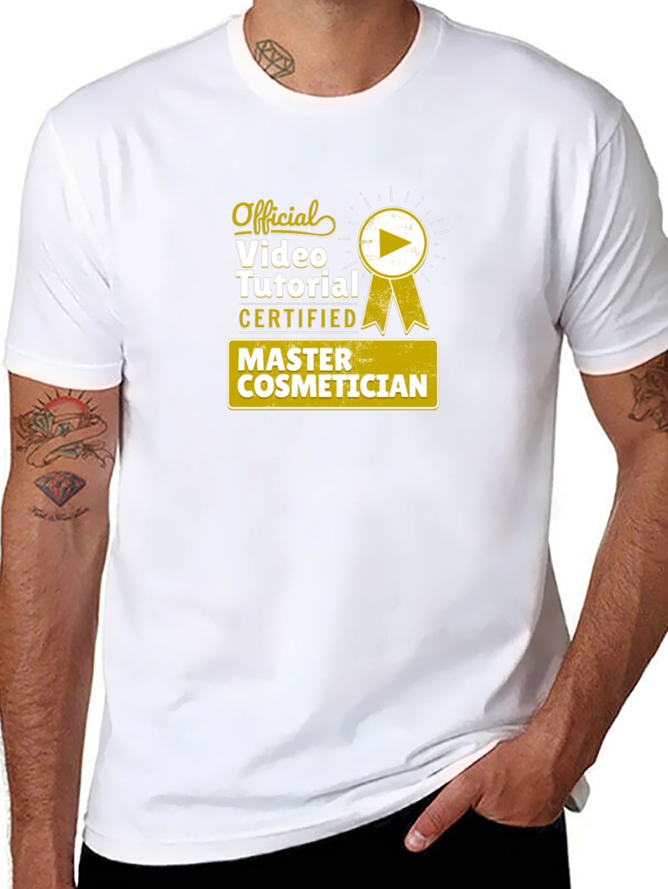 Official Video Tutorial Master Cosmetician Certified T-Shirt