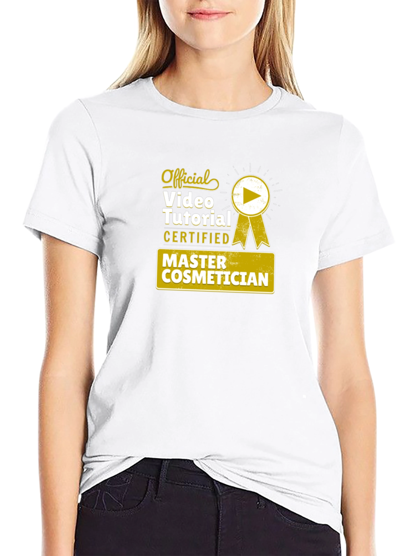 Official Video Tutorial Master Cosmetician Certified T-Shirt