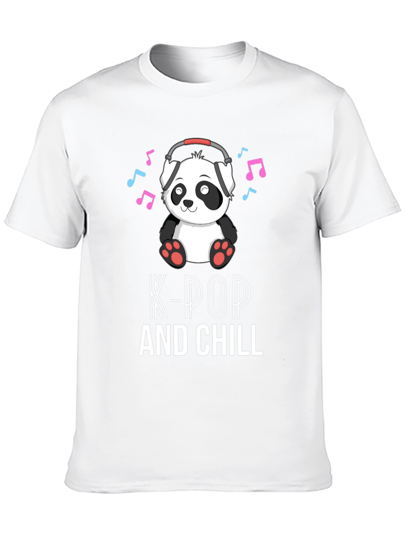 K-Pop and Chill Panda T-Shirt
