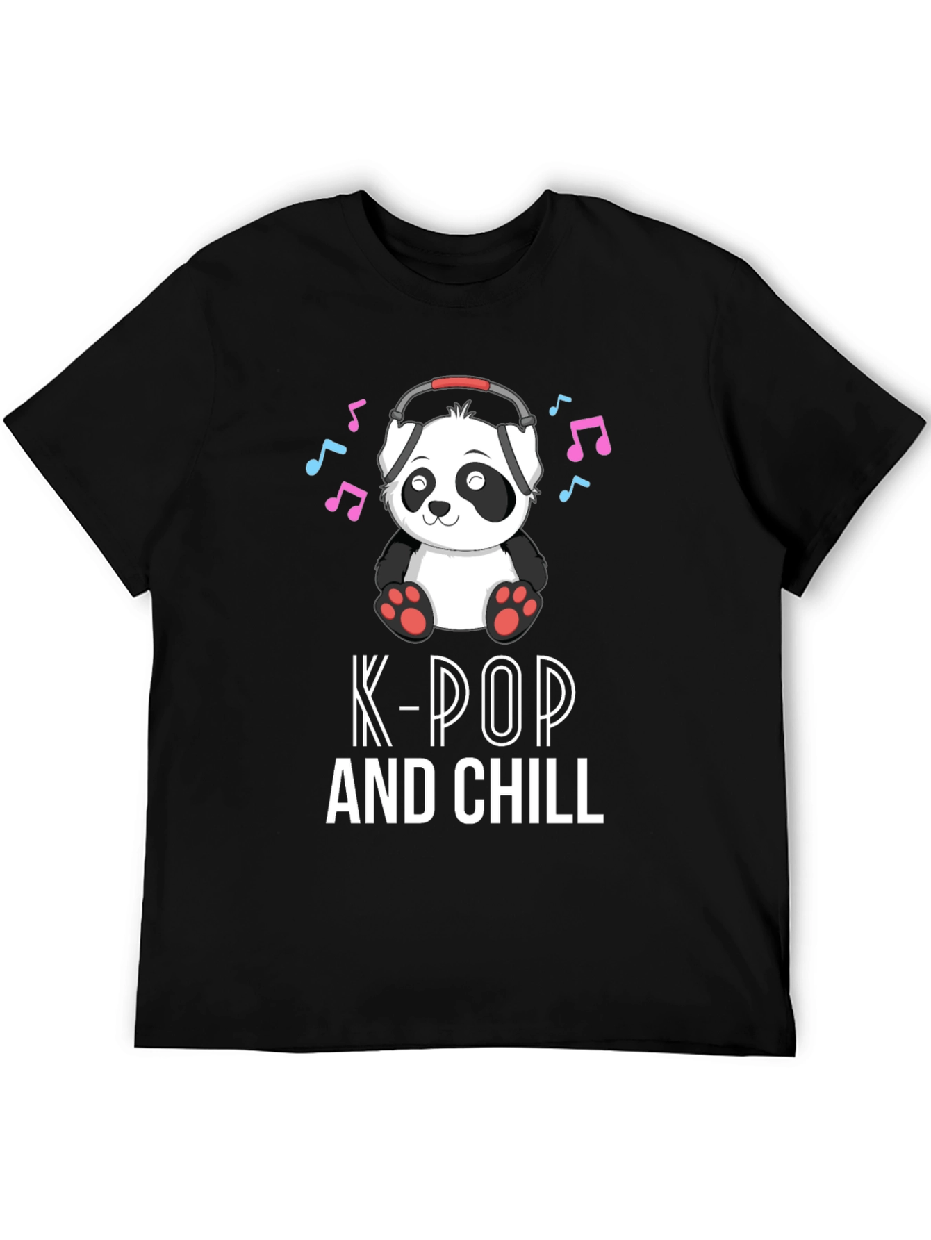 K-Pop and Chill Panda T-Shirt