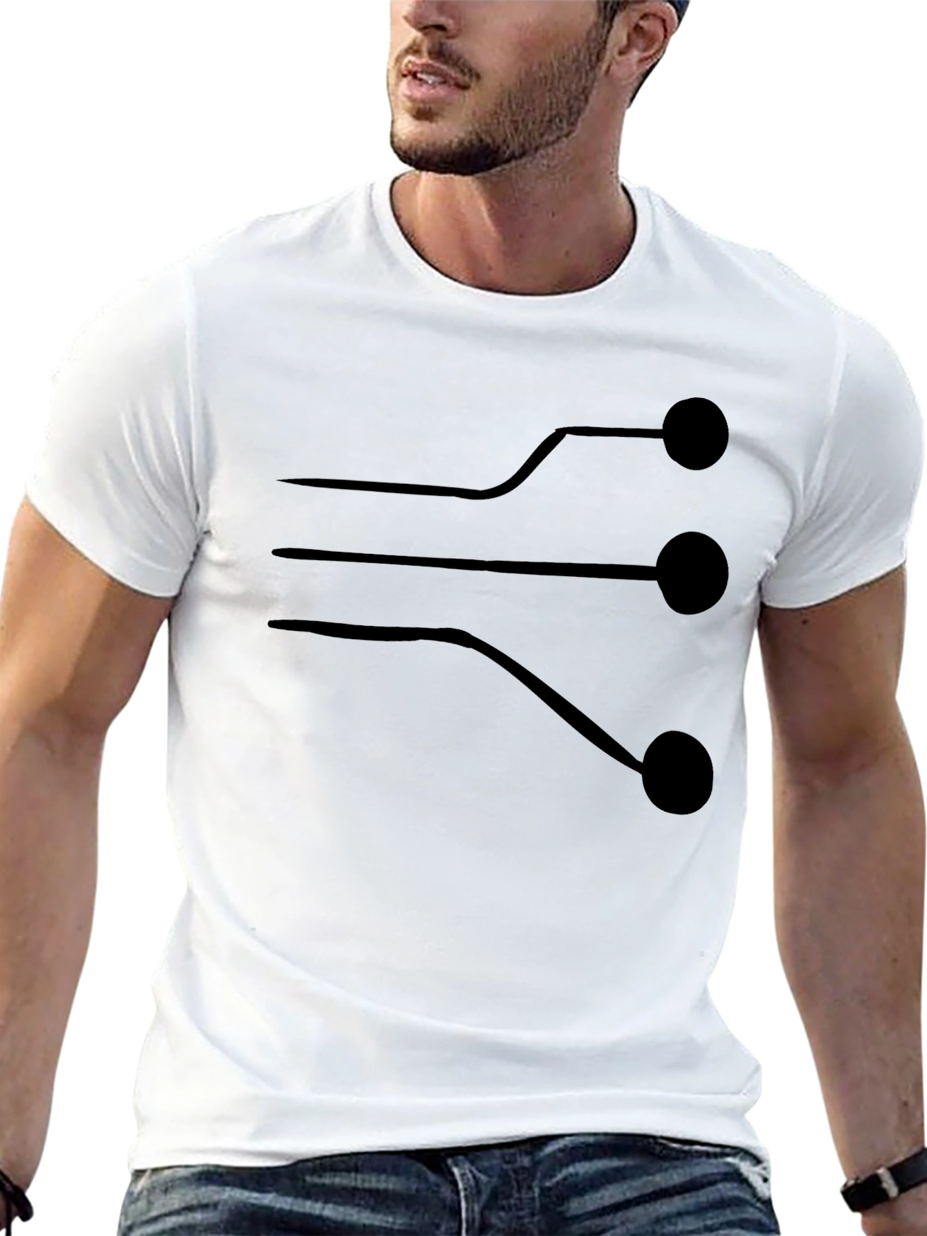 Circuit Board Graphic Tee - Stylish Tech Shirt
