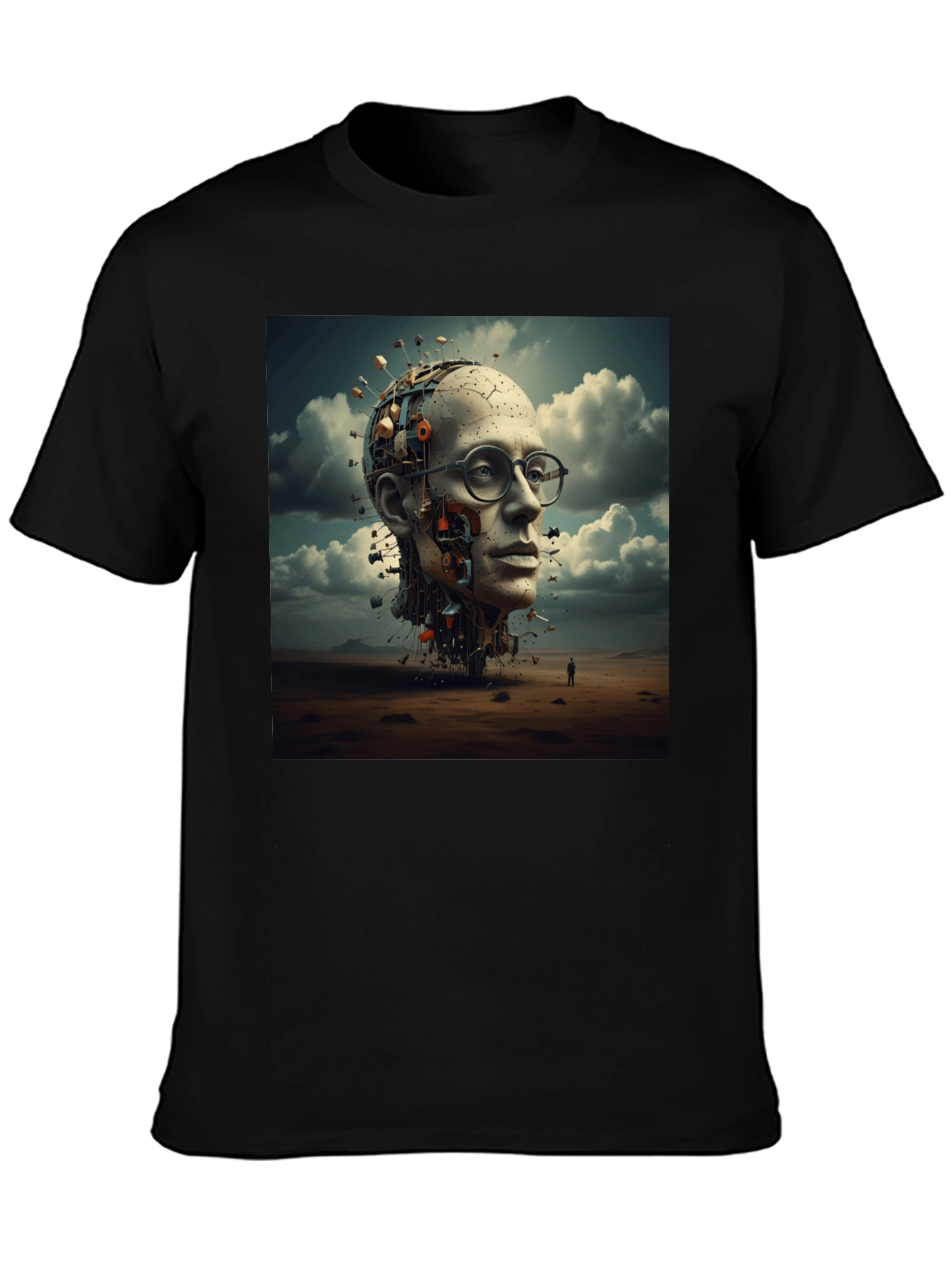 Abstract AI Head T-Shirt