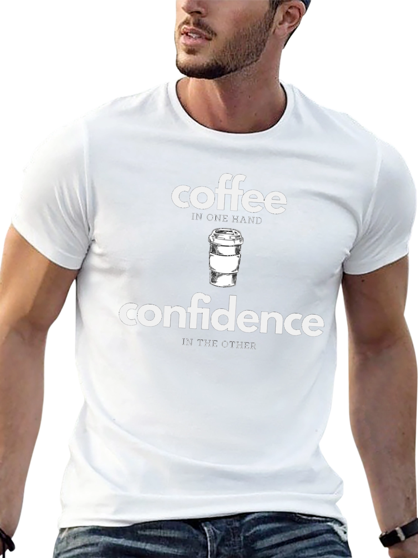 Coffee & Confidence Graphic T-Shirt - Unisex