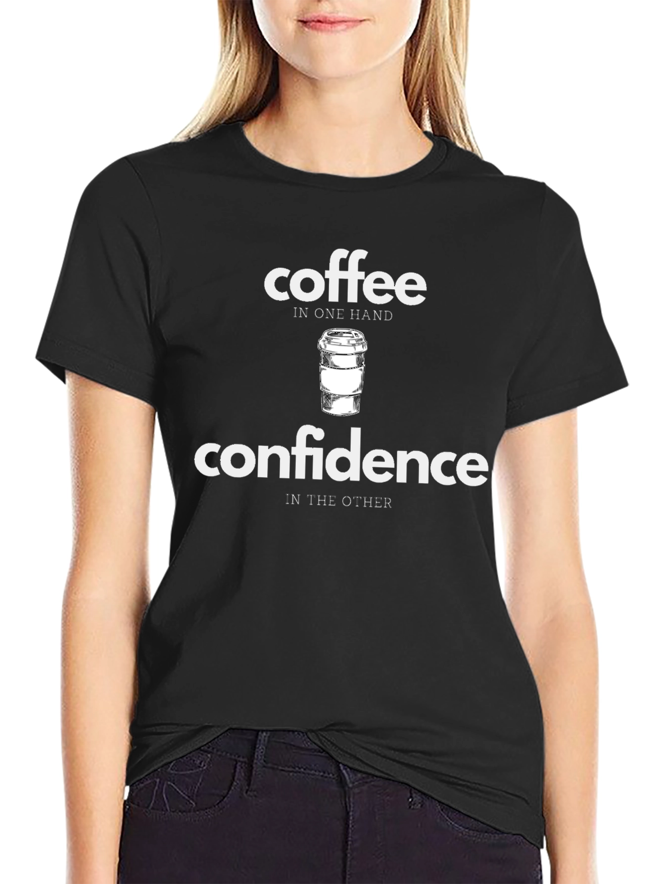 Coffee & Confidence Graphic T-Shirt - Unisex