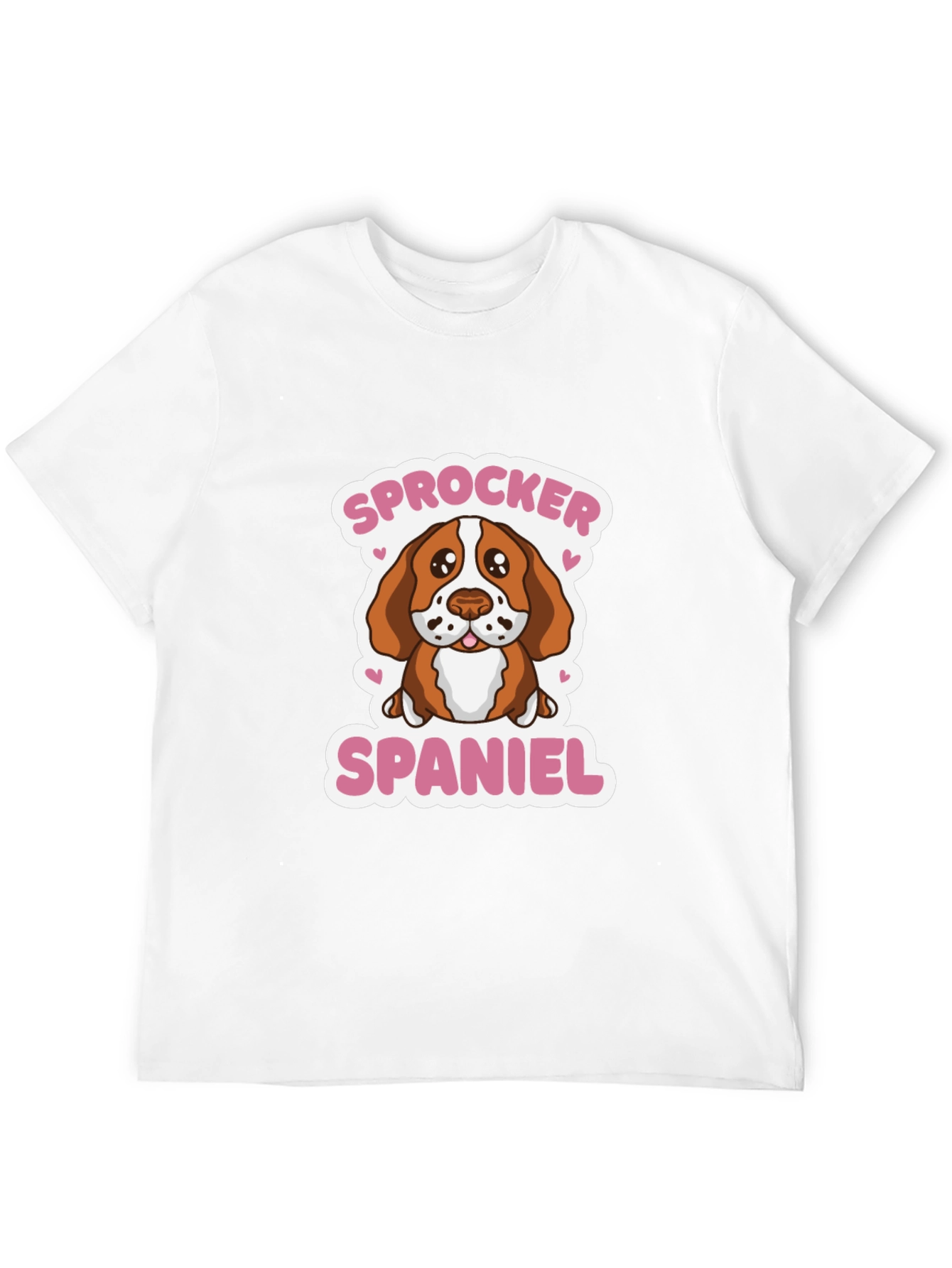 Sprocker Spaniel Dog Graphic Tee - Cute Puppy T-Shirt