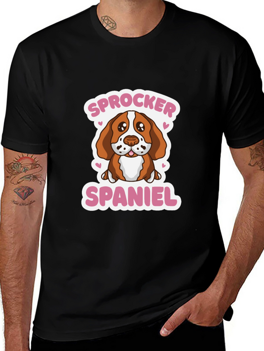 Sprocker Spaniel Dog Graphic Tee - Cute Puppy T-Shirt