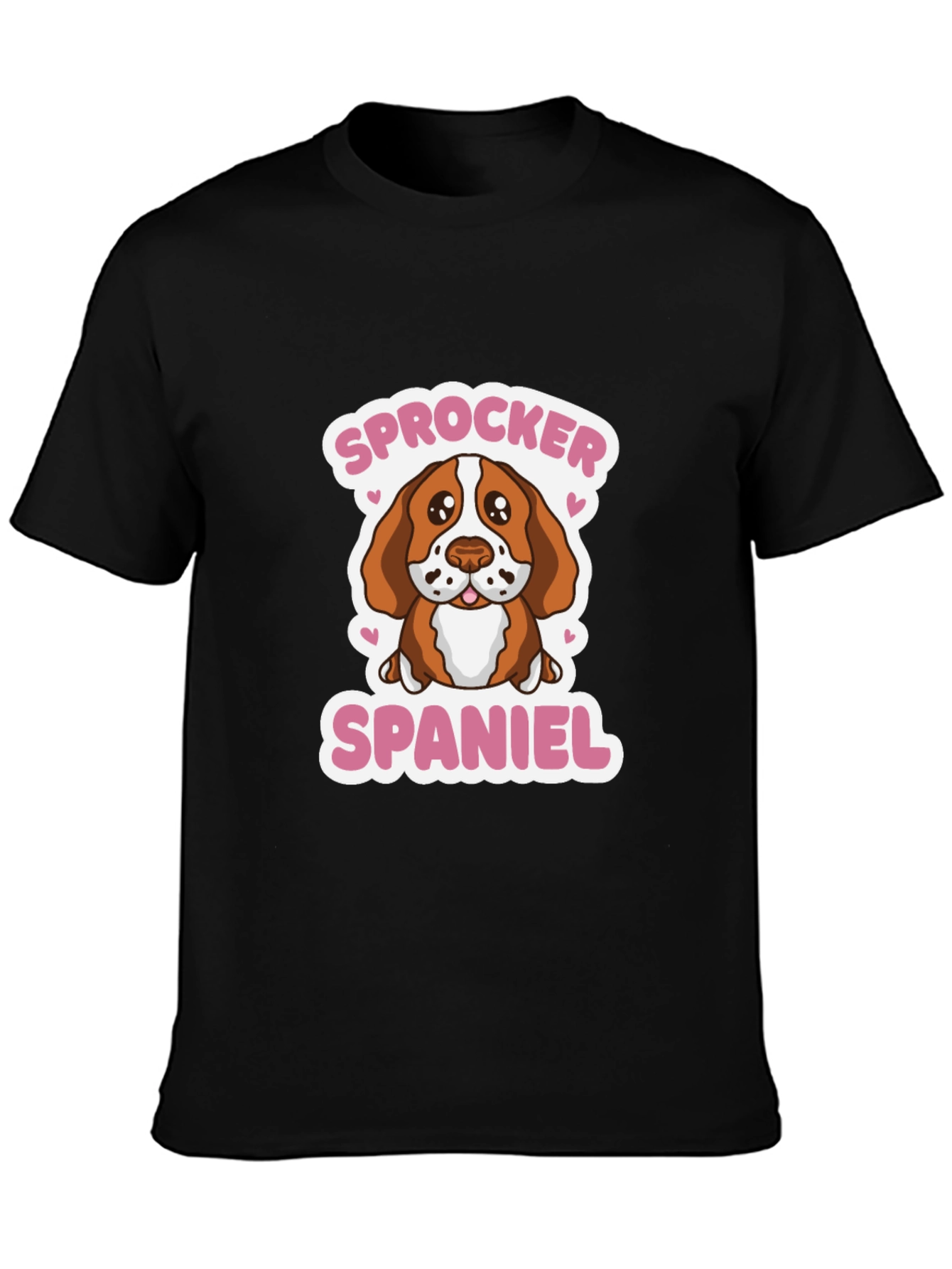 Sprocker Spaniel Dog Graphic Tee - Cute Puppy T-Shirt
