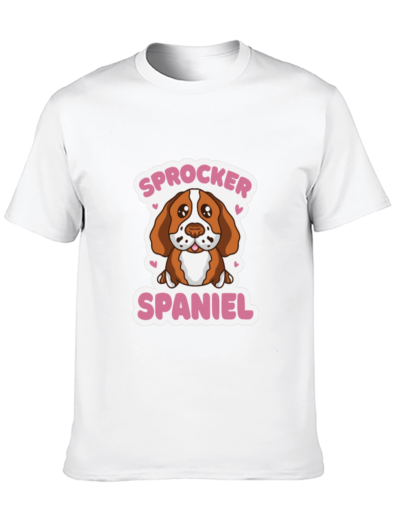 Sprocker Spaniel Dog Graphic Tee - Cute Puppy T-Shirt