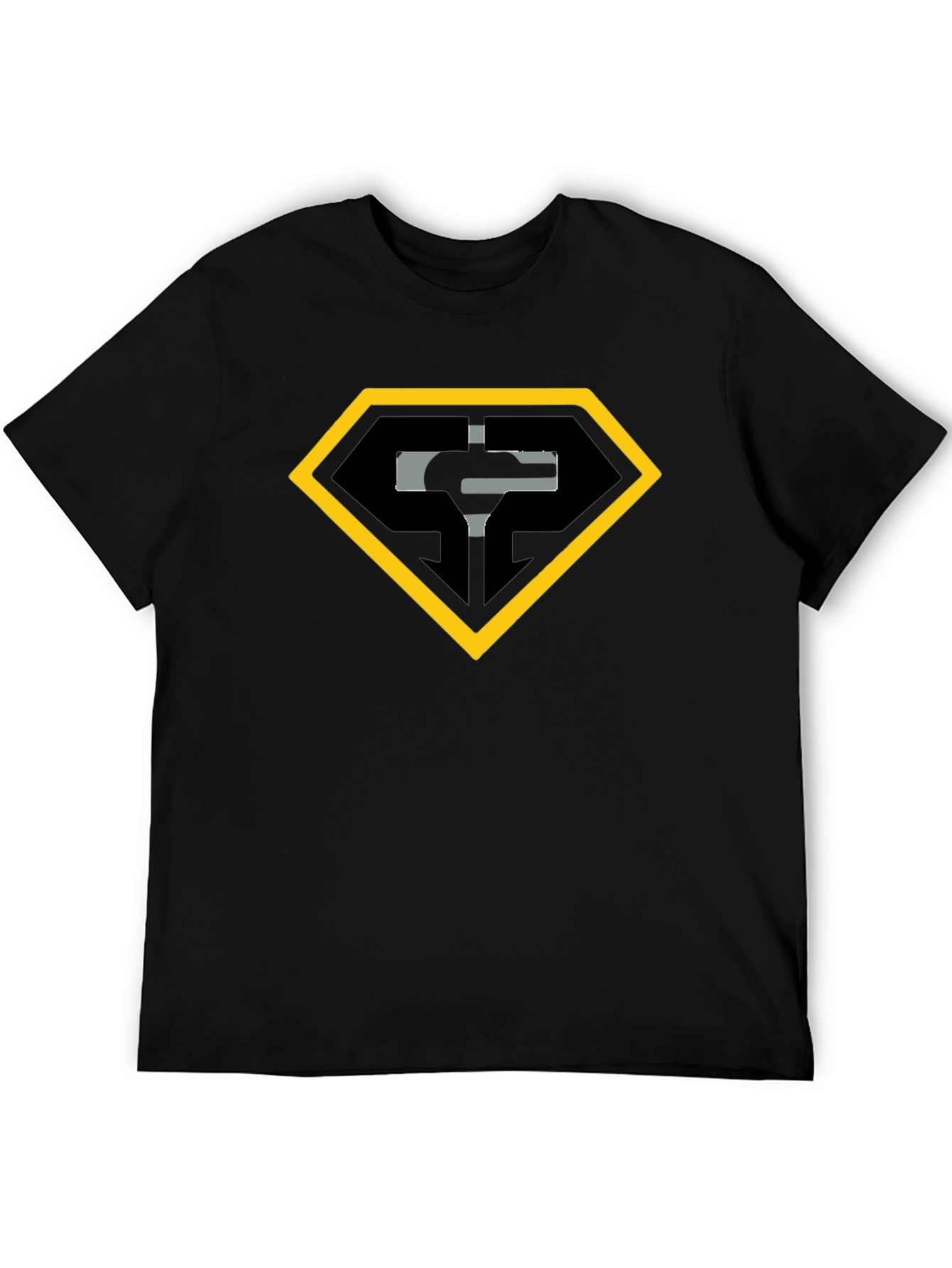 Hammer Time T-Shirt - Black Tee with Shield Graphic