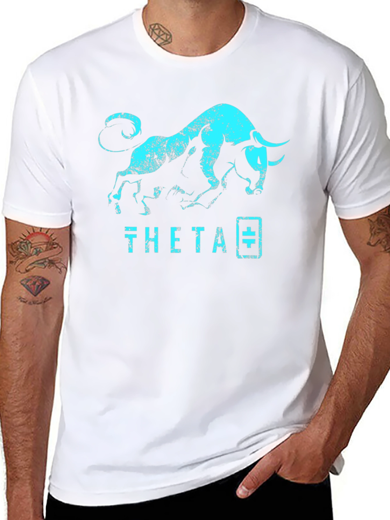 Theta Bull T-Shirt - Crypto Trader Tee