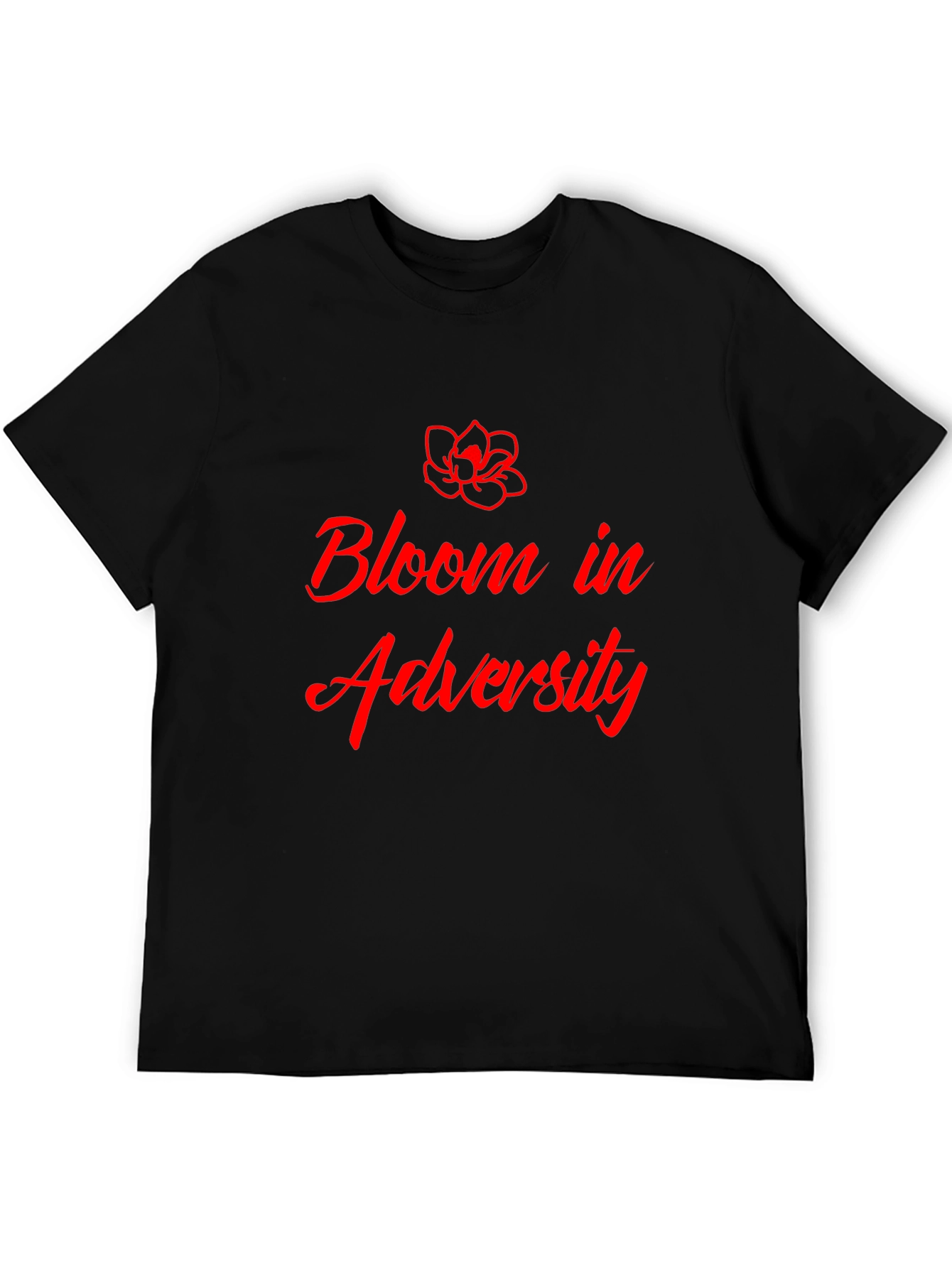 Bloom in Adversity Graphic Tee - Stylish and Inspiring