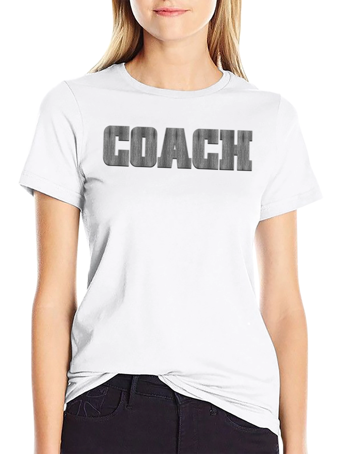 Mens COACH Graphic Print Black T-Shirt