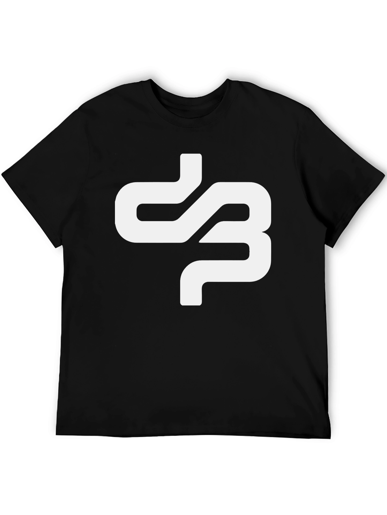 Abstract Logo Black T-Shirt