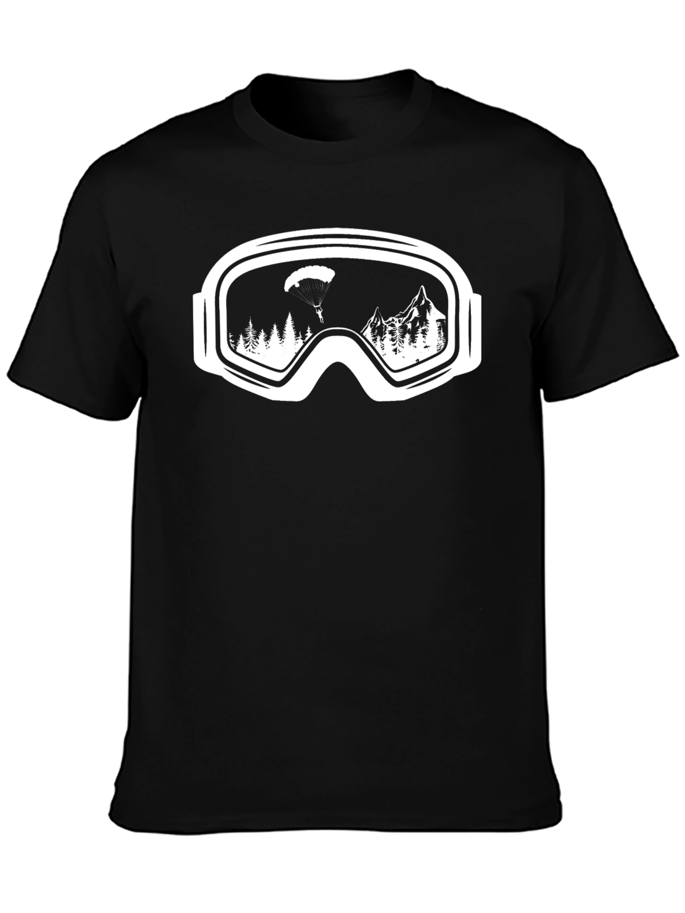 Paragliding Goggles Graphic Tee - Adventure Shirt